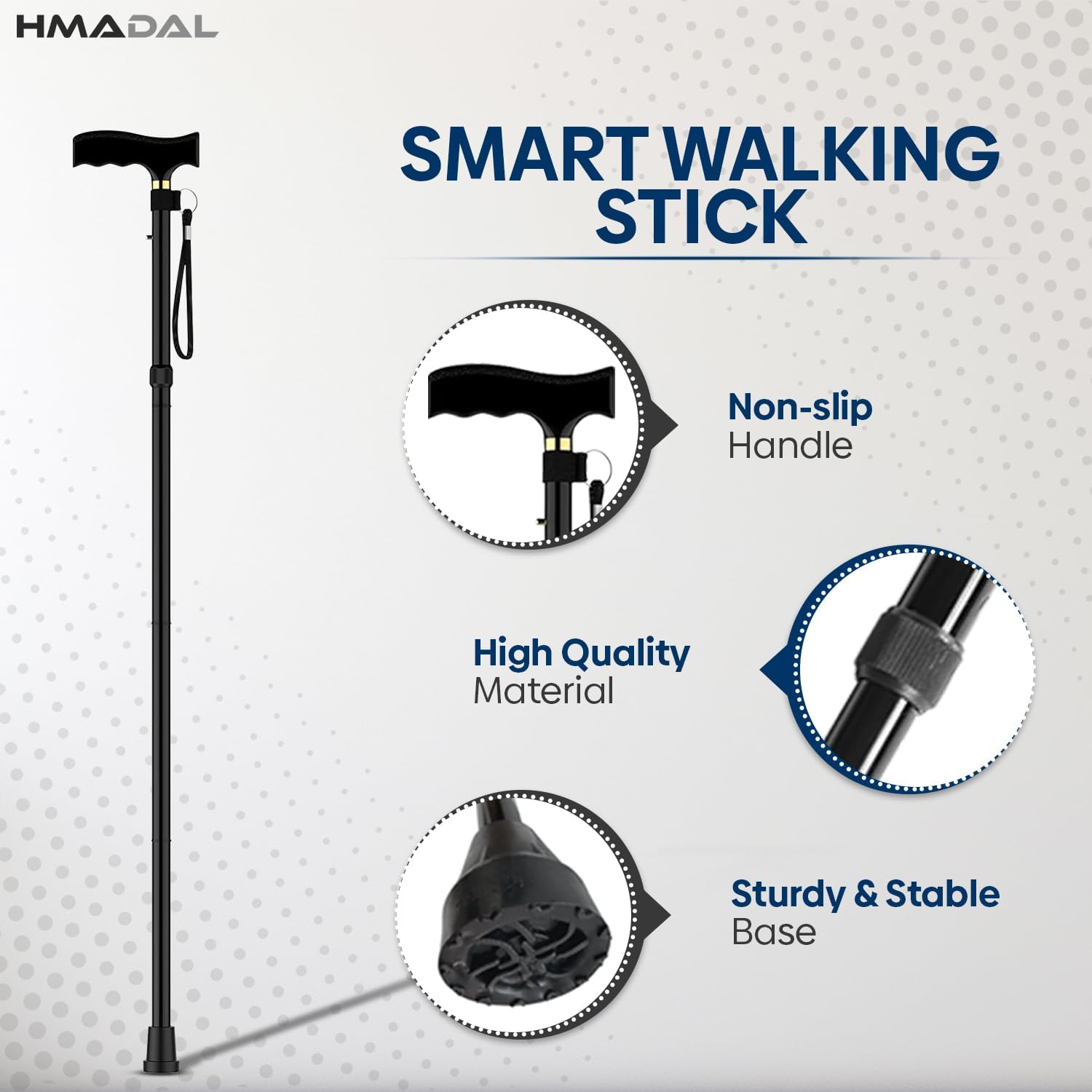 Thumbnail 1 de Walking Stick Adjustable Height Mobility Cane