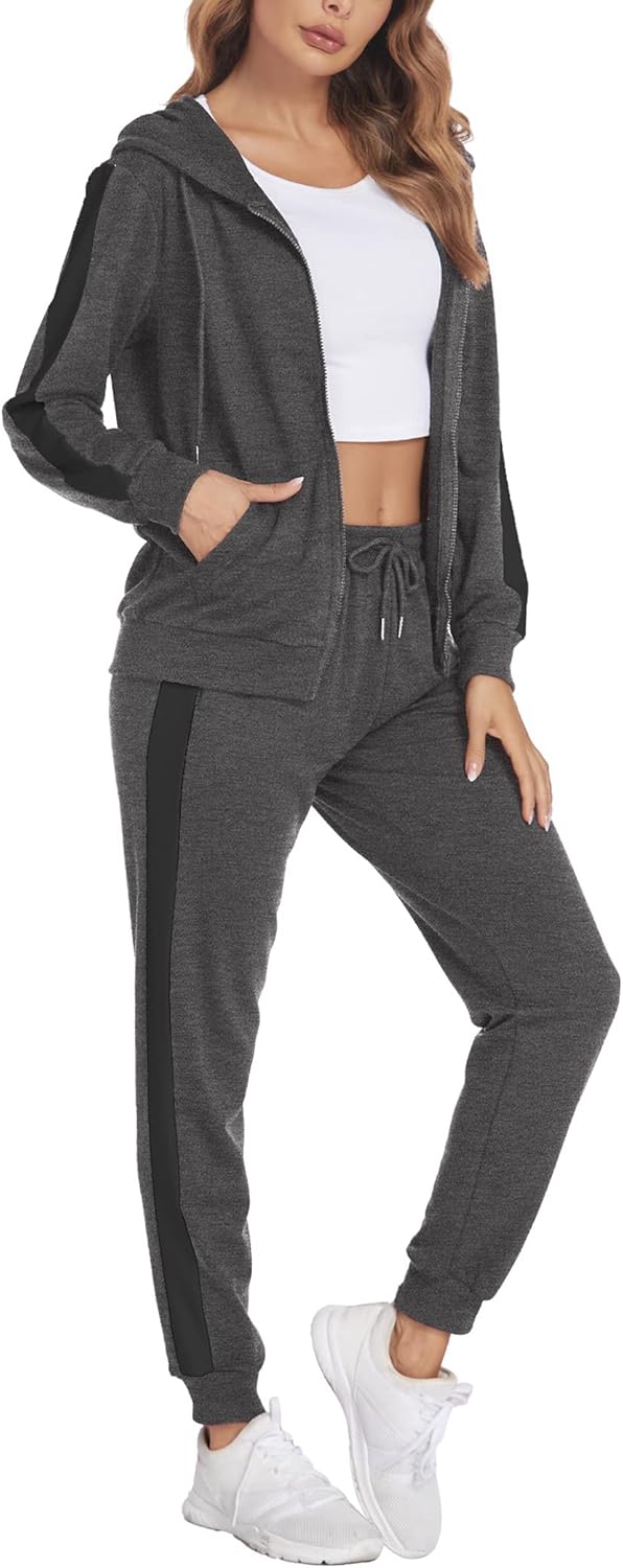 Thumbnail 4 de Parabler Damen Jogginganzug-Set mit Kapuzenjacke und Sporthose (Zweiteiler, S–XXL)