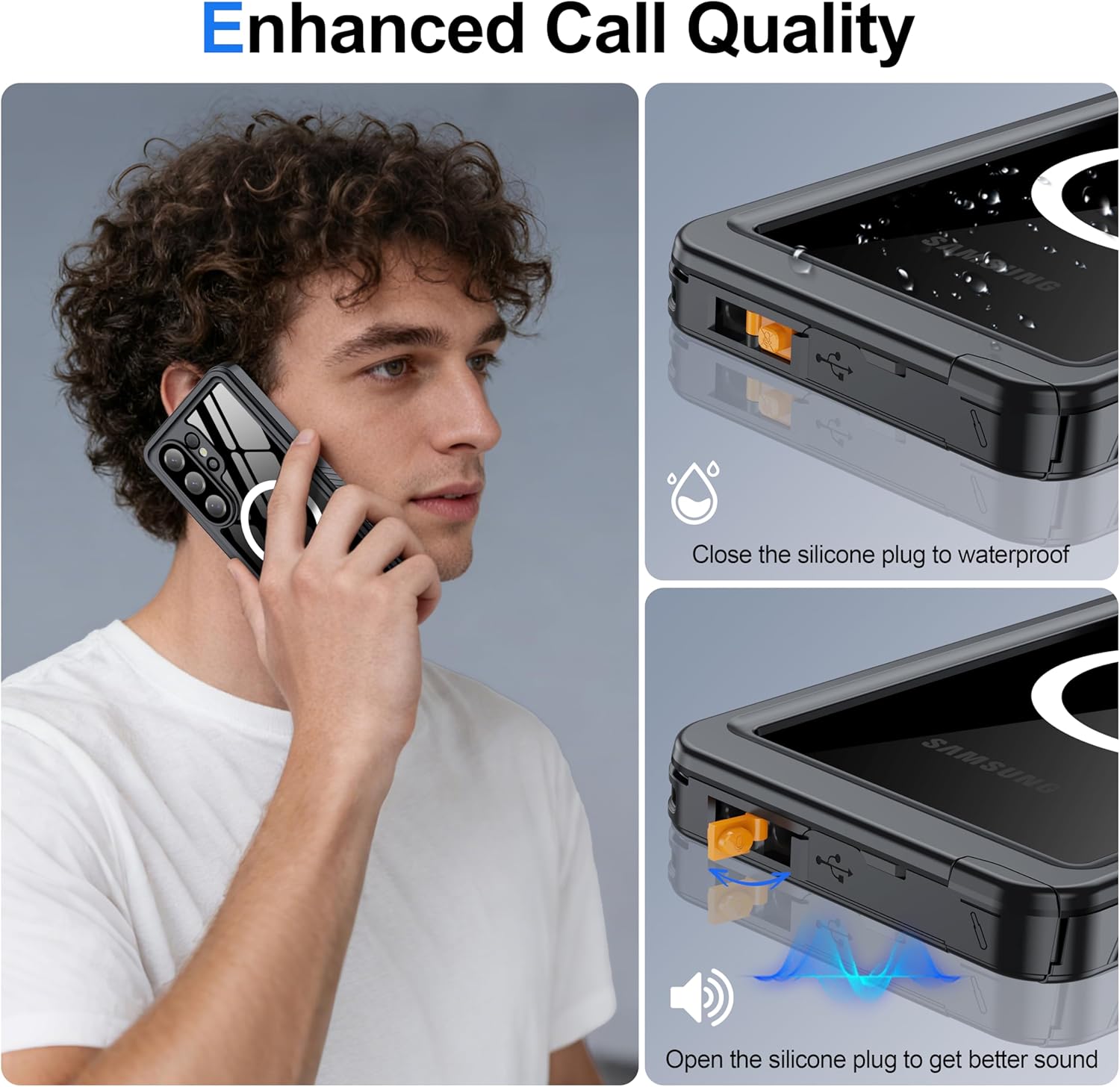 Thumbnail 4 de ANTSHARE waterproof case for Samsung Galaxy S26 Ultra (6.9") with built-in screen & camera protection