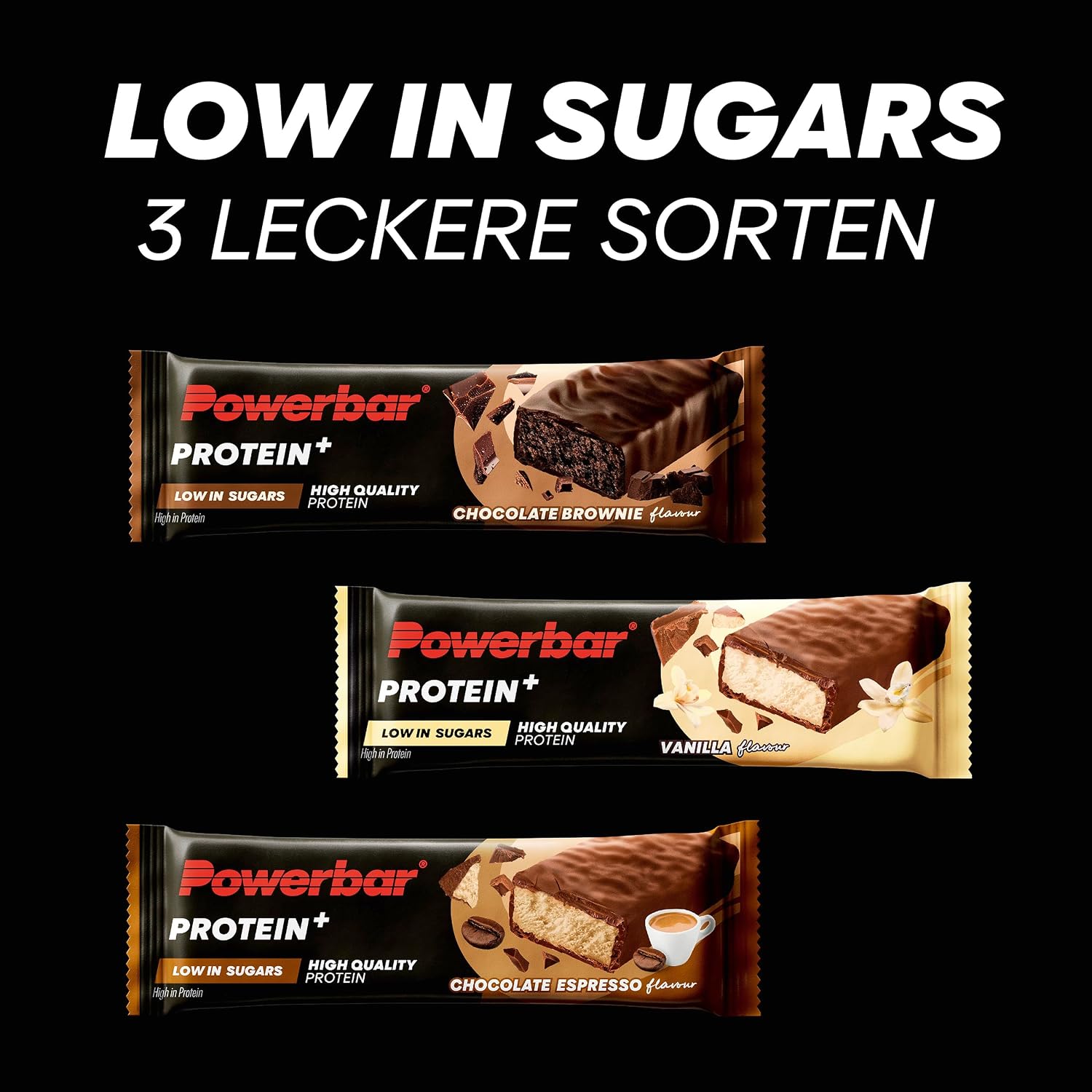 Thumbnail 2 de Powerbar Protein Plus Low Sugar – Chocolate Brownie, 16x35 g