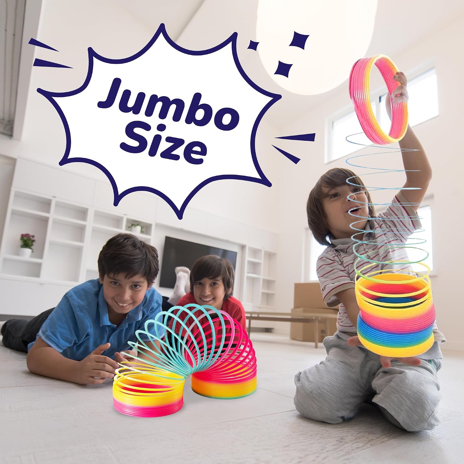 Detalle de Jumbo Rainbow Spring Toy 6-Inch