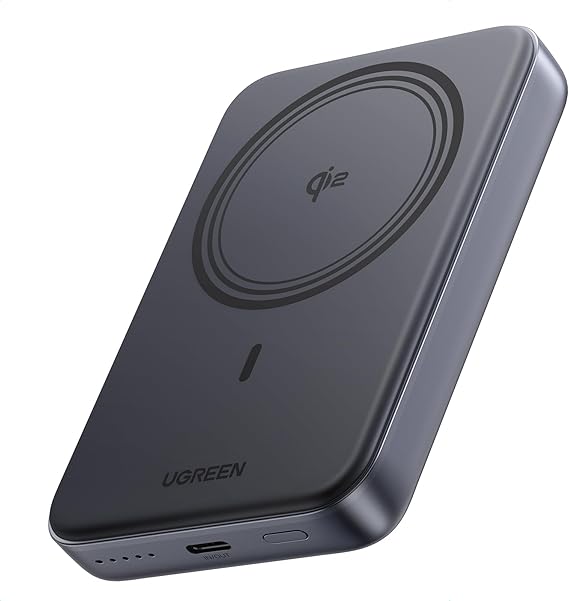 Detalle de UGREEN Nexode Qi 2: Power Bank Magnético 10000mAh ⚡