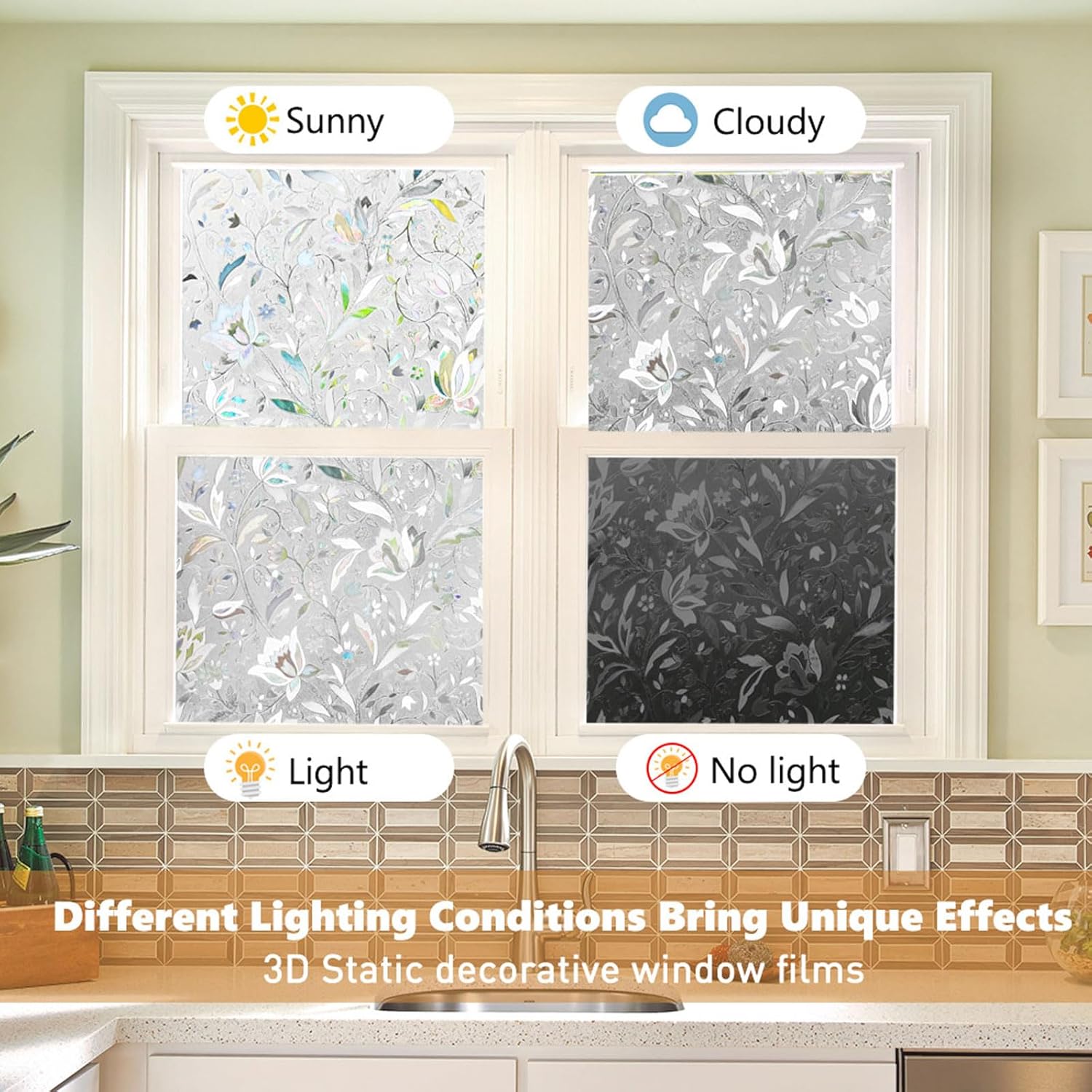 Thumbnail 6 de Kromapolis Window Privacy Film 17.5x78.7 in 🪟