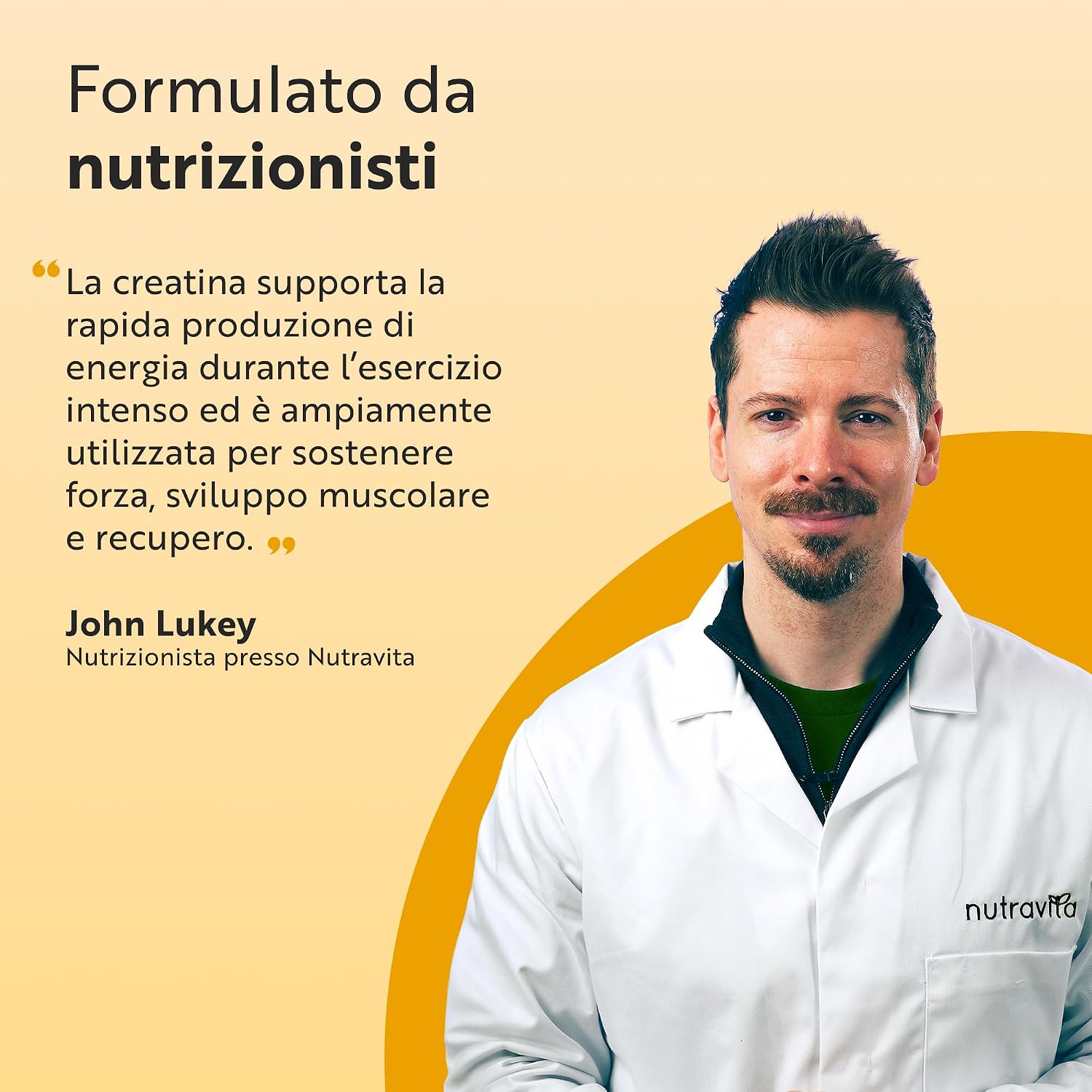Detalle de Nutravita Creatina Monoidrato 3000 mg con Magnesio 360 mg – 360 g, Polvere Vegana senza Aroma
