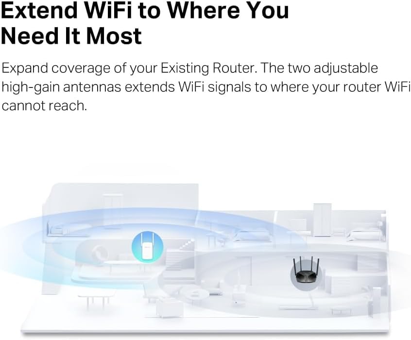 Detalle 2 de MERCUSYS ME60X AX1500 WiFi extender