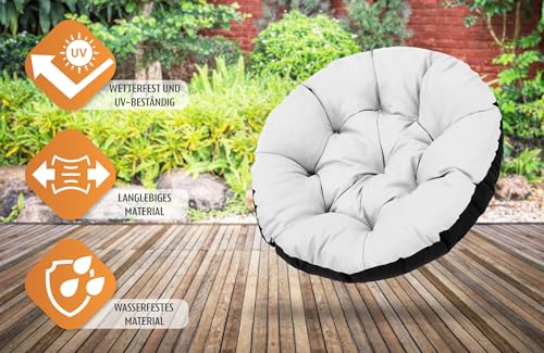Thumbnail 3 de Cojín Redondo Jardin para Silla Colgante Gris ☀