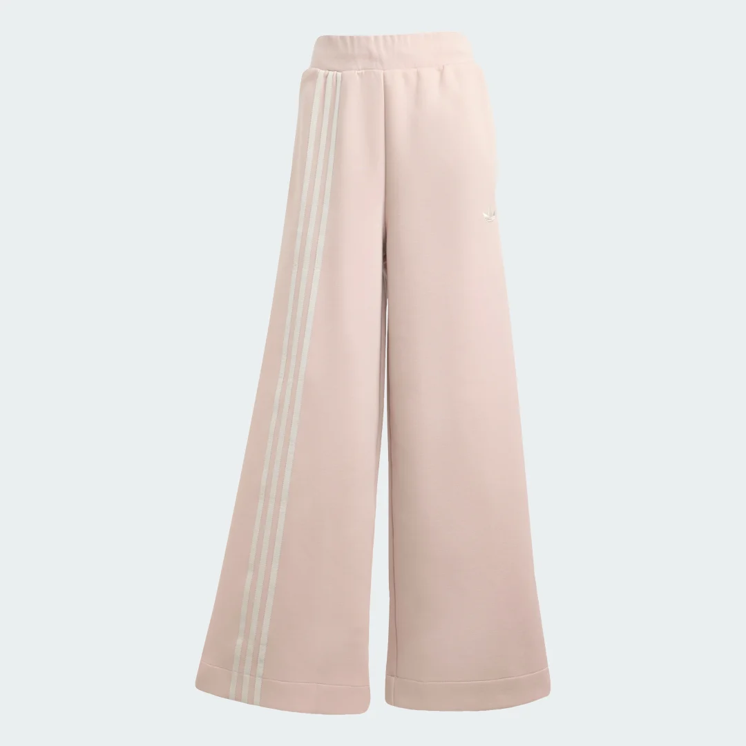Detalle 2 de Adidas Pantalón ancho Off Placed 3 Stripes Marrón
