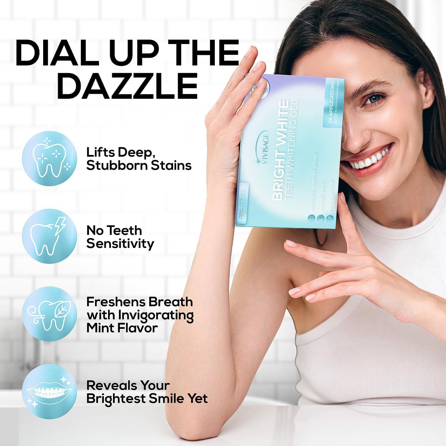 Detalle 2 de Venus Visage 8-Pack Teeth Whitening Gel