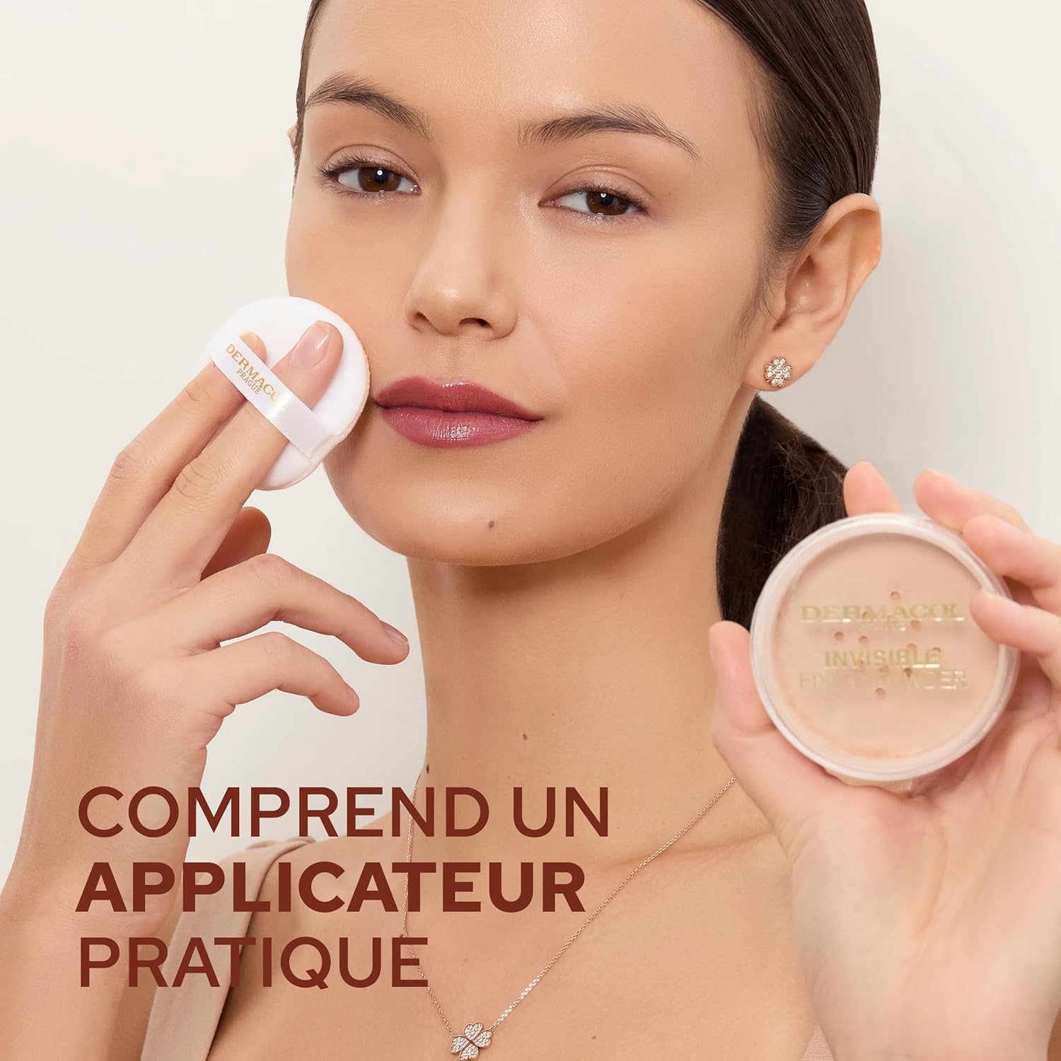 Thumbnail 4 de Dermacol Poudre fixante invisible pour le visage (poudre libre translucide) – Light, 13,5 g