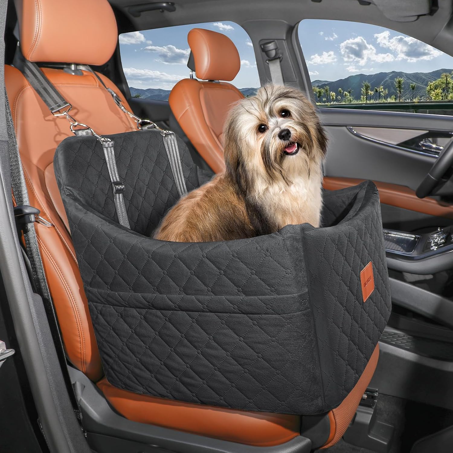 Detalle 2 de INDYBUD Small Dog Car Seat 35 lb pet booster