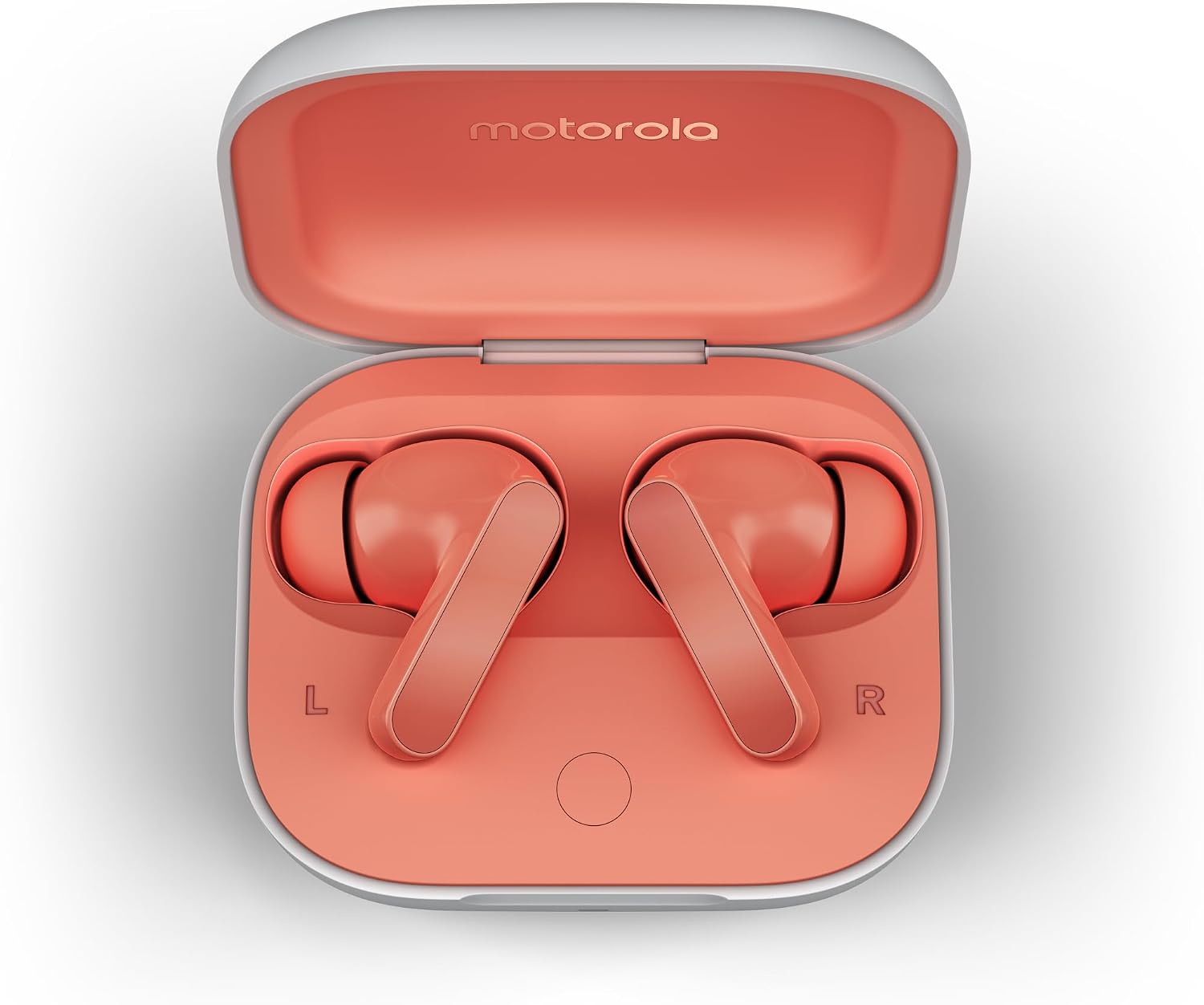 Motorola Moto Buds – bezprzewodowe słuchawki douszne z ANC, różowe
