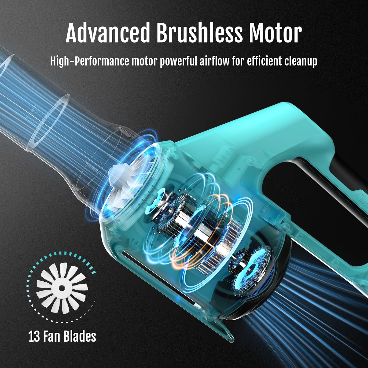 Thumbnail 5 de YARDCARE BBL20007B Cordless Leaf Blower with 4.0Ah Battery, 5 Speeds & Turbo