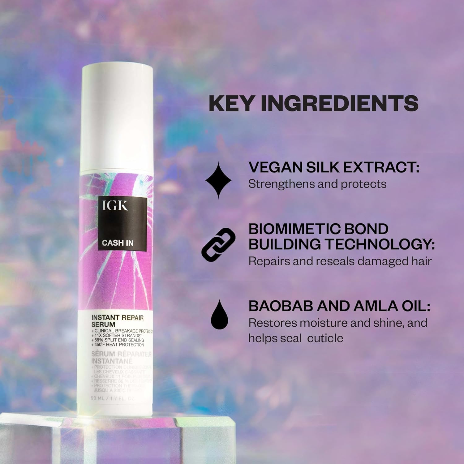 Thumbnail 6 de IGK Best Interest + Cash In Duo 5 oz hair serum 💇♀