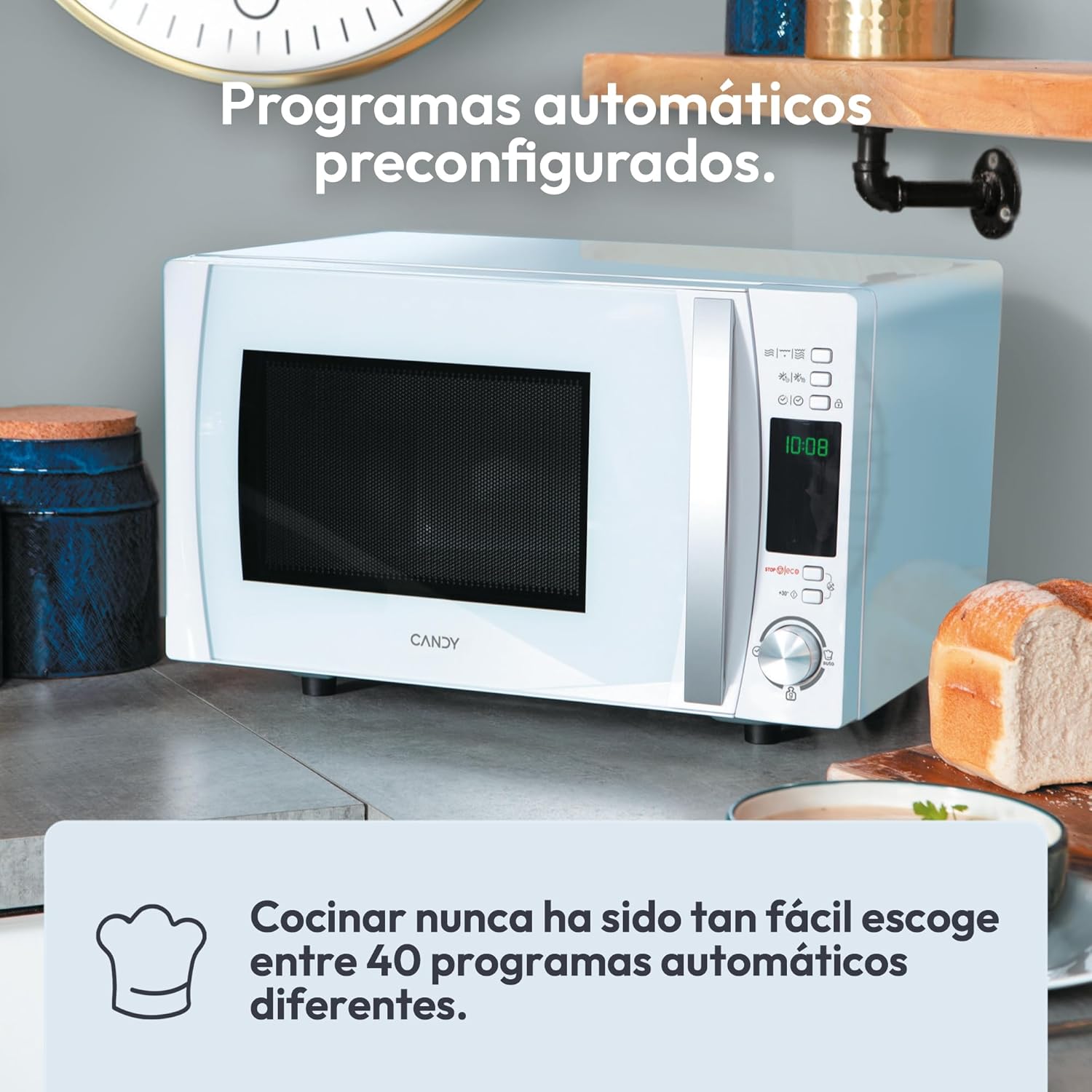 Thumbnail 4 de Candy X-Range CMXG20DW microondas 20 L, 1.050 W