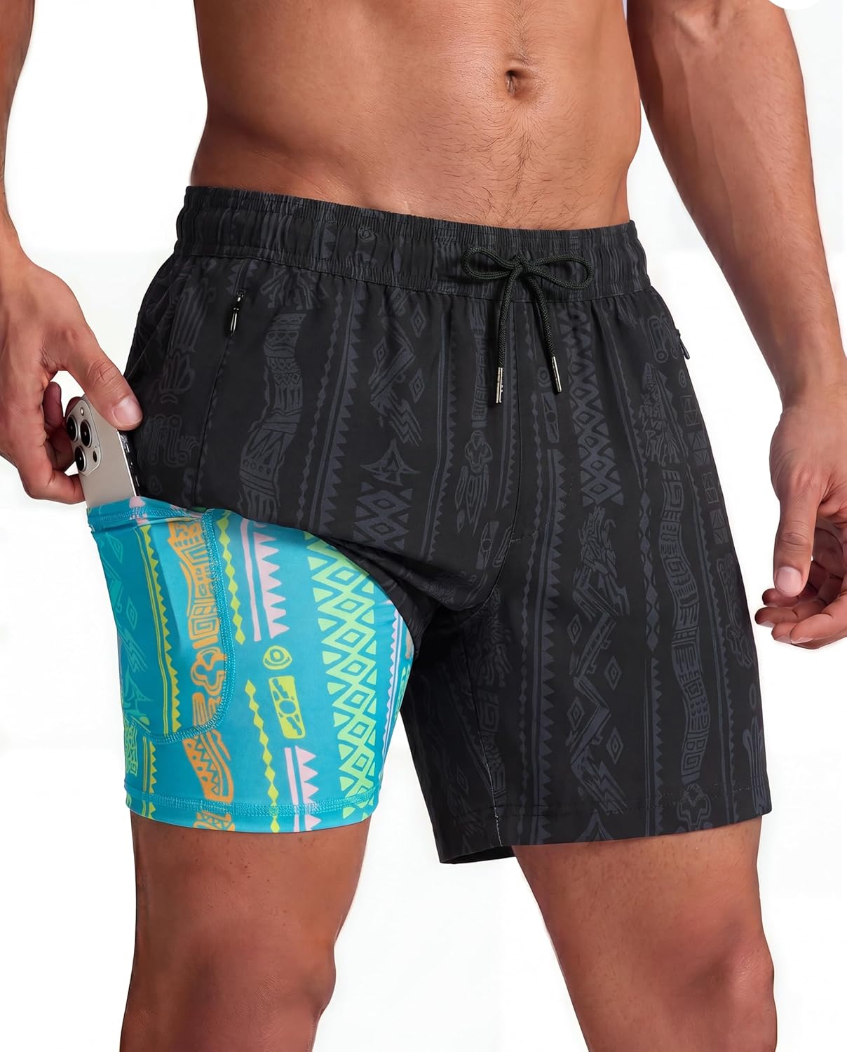 Detalle de maamgic Mens Swim Trunks 5 Inch