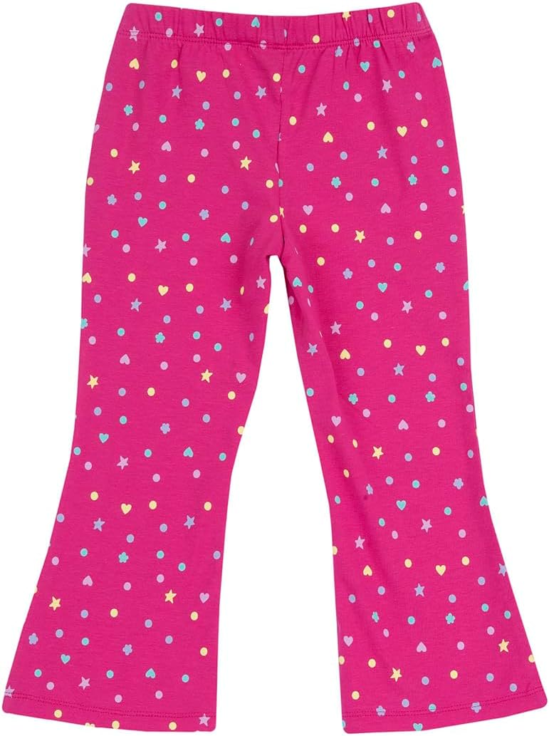 Detalle de Chicco Leggings in cotone per bambine e ragazze – stampa stelline/cuori/pois, vita elasticizzata