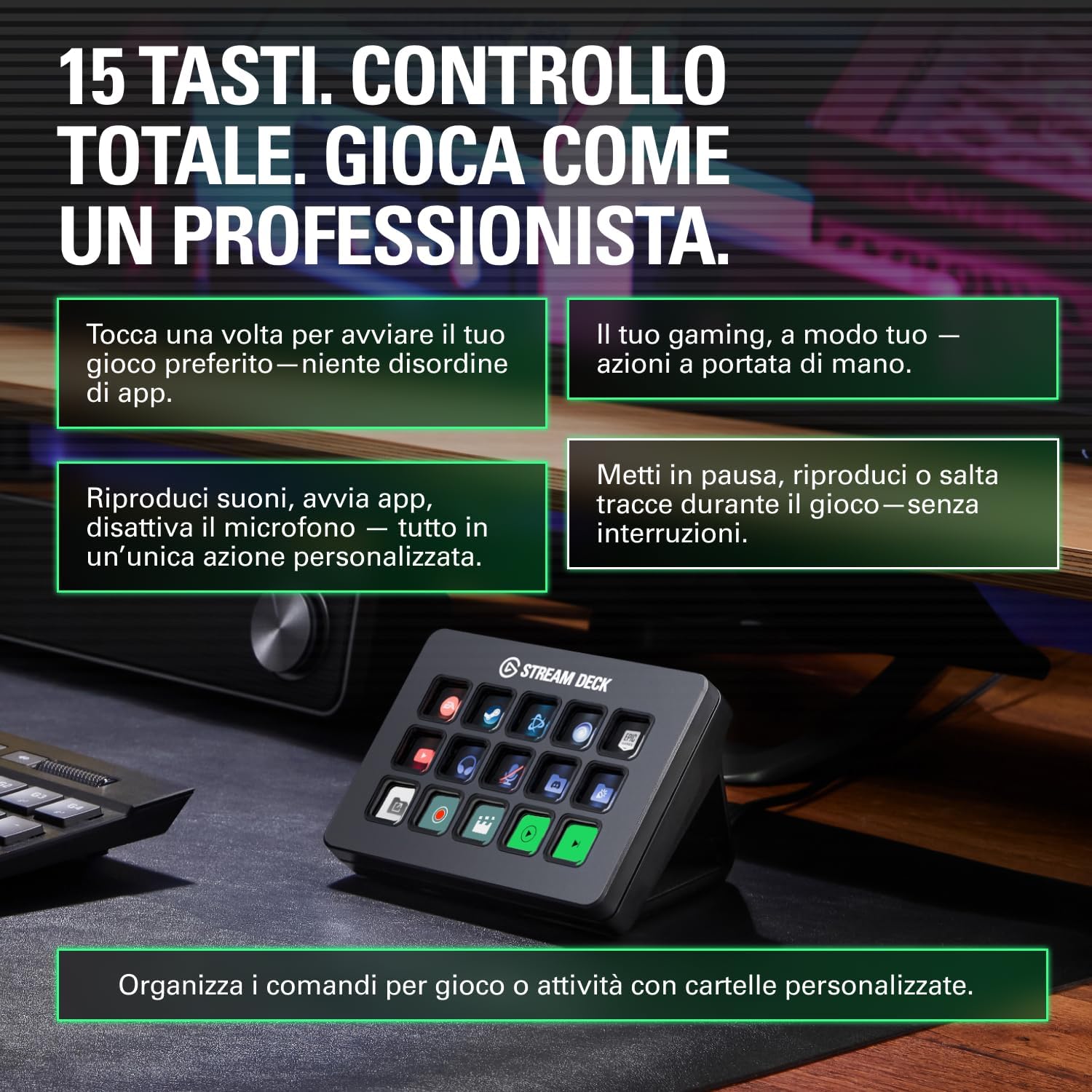Detalle 1 de Elgato Stream Deck MK2 15 tasti macro