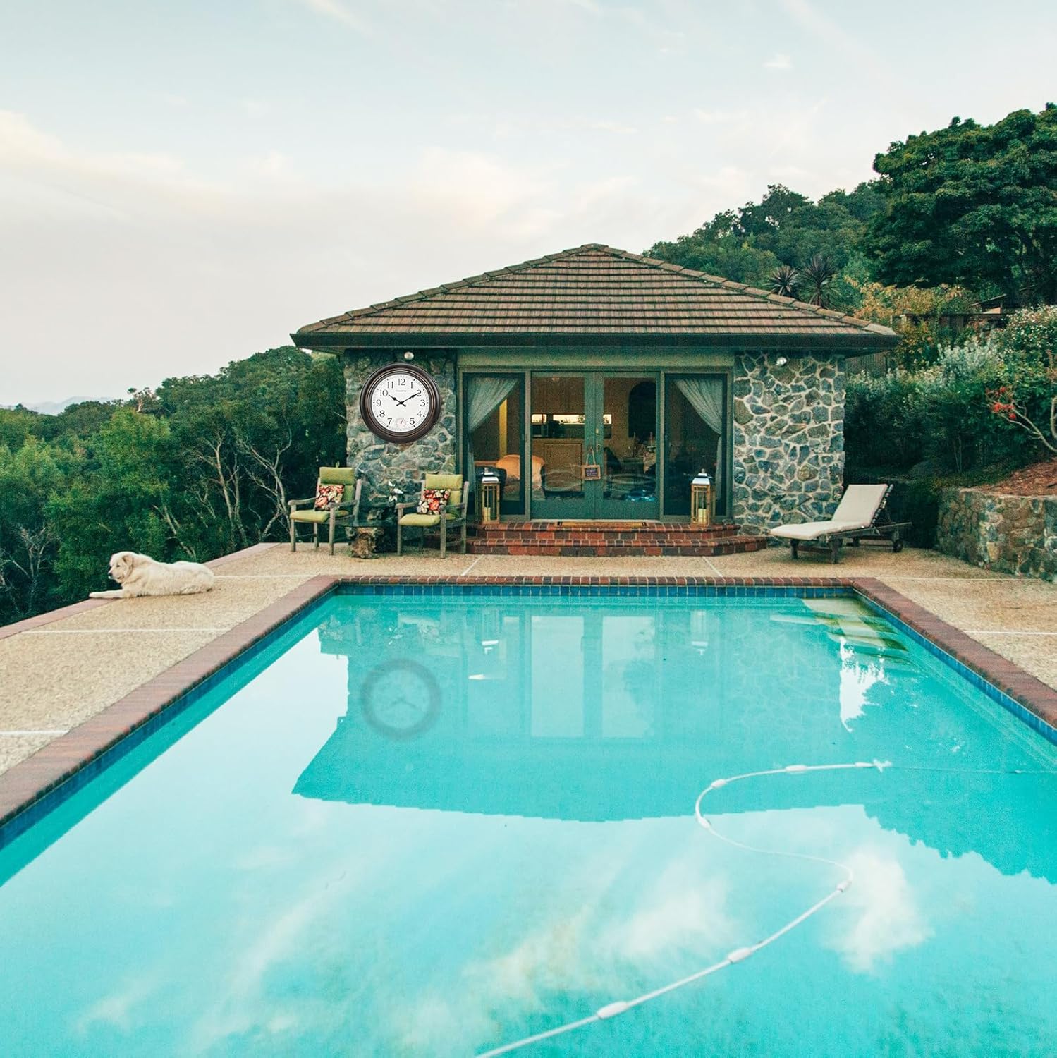 Thumbnail 3 de Crosstime Large Retro Wall Clock 45cm