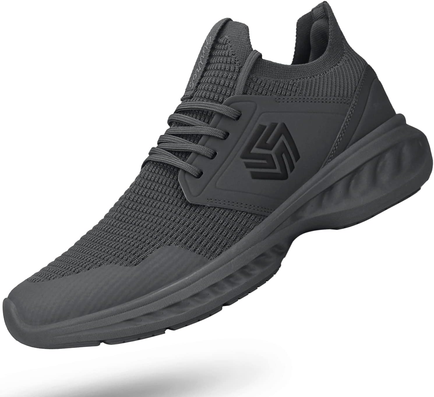 Detalle 2 de Giniros Mens Slip-On Walking Shoes Non-Slip Breathable Lightweight Sneakers