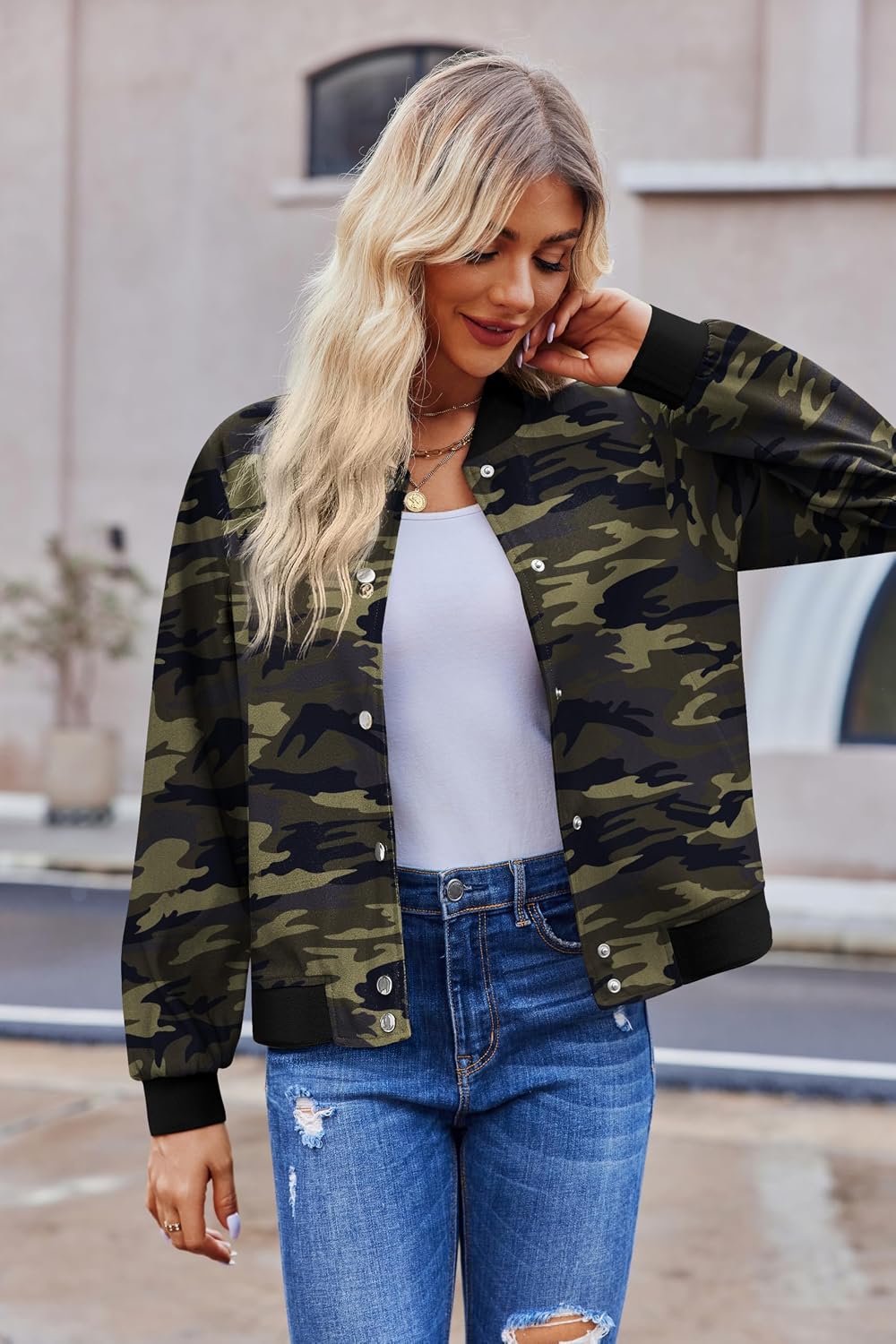 Thumbnail 2 de Zeagoo Women's Bomber Jacket