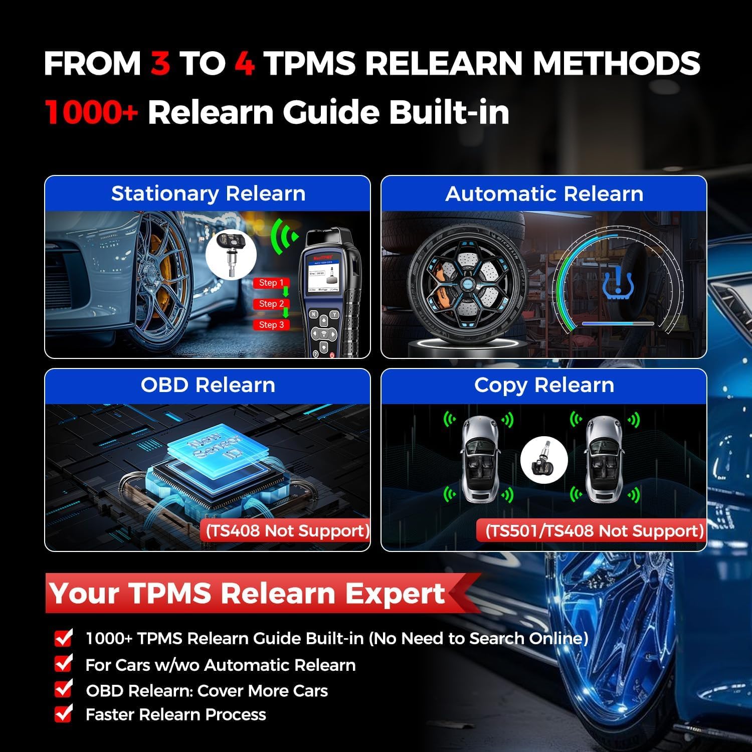 Thumbnail 5 de Autel MaxiTPMS TS501 PRO TPMS Programming Tool — Enhanced TPMS Diagnostics, Activation, and MX-Sensor Programming