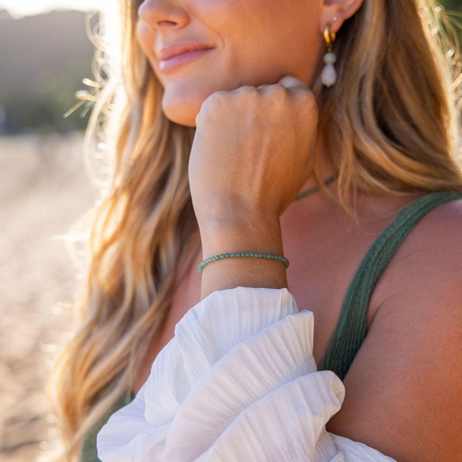 Detalle de Purelei Bracciale avventurina 16–19 cm