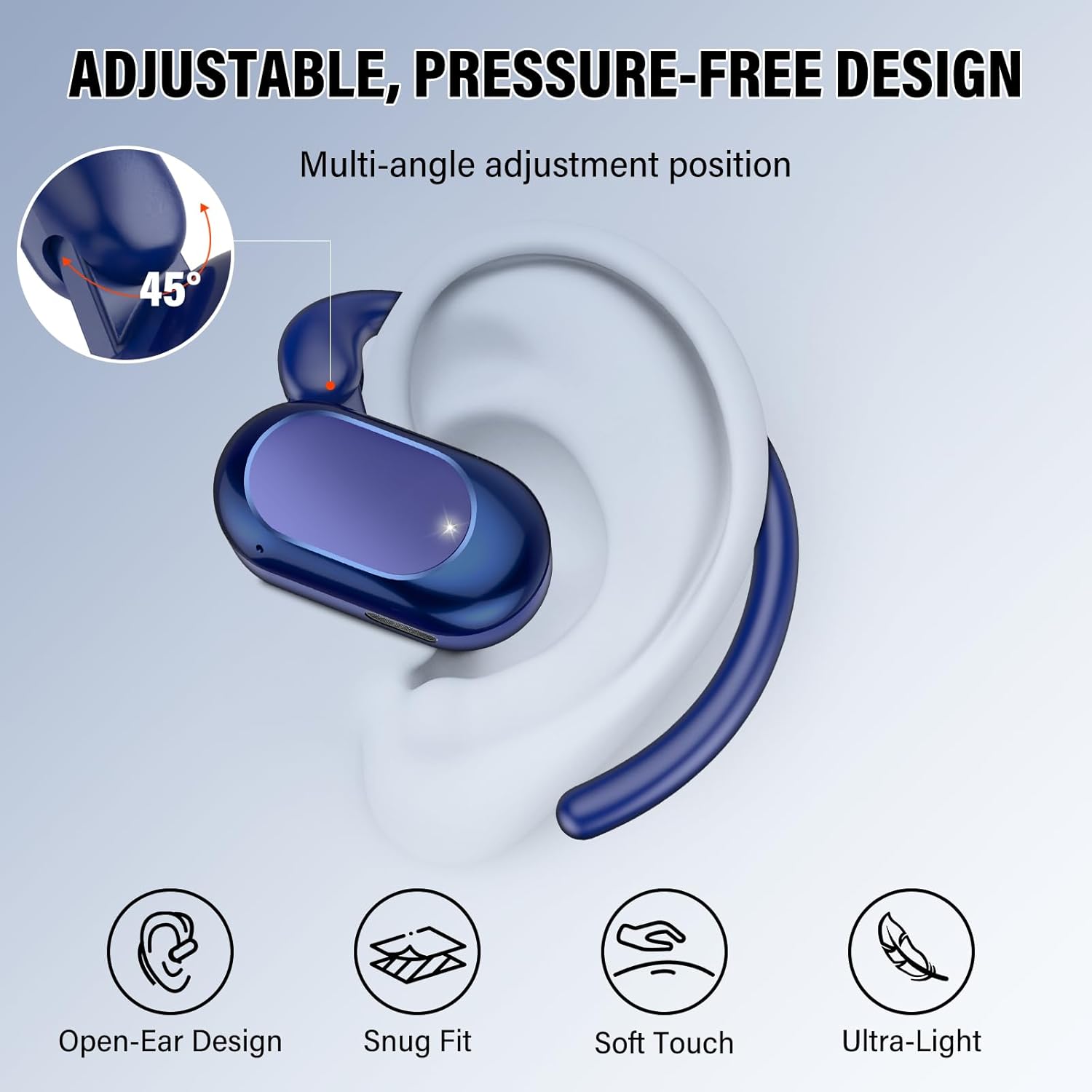 Thumbnail 4 de Open Ear Headphones with Bone Conduction (G219) – IPX7, 36H Playtime, ENC Mics
