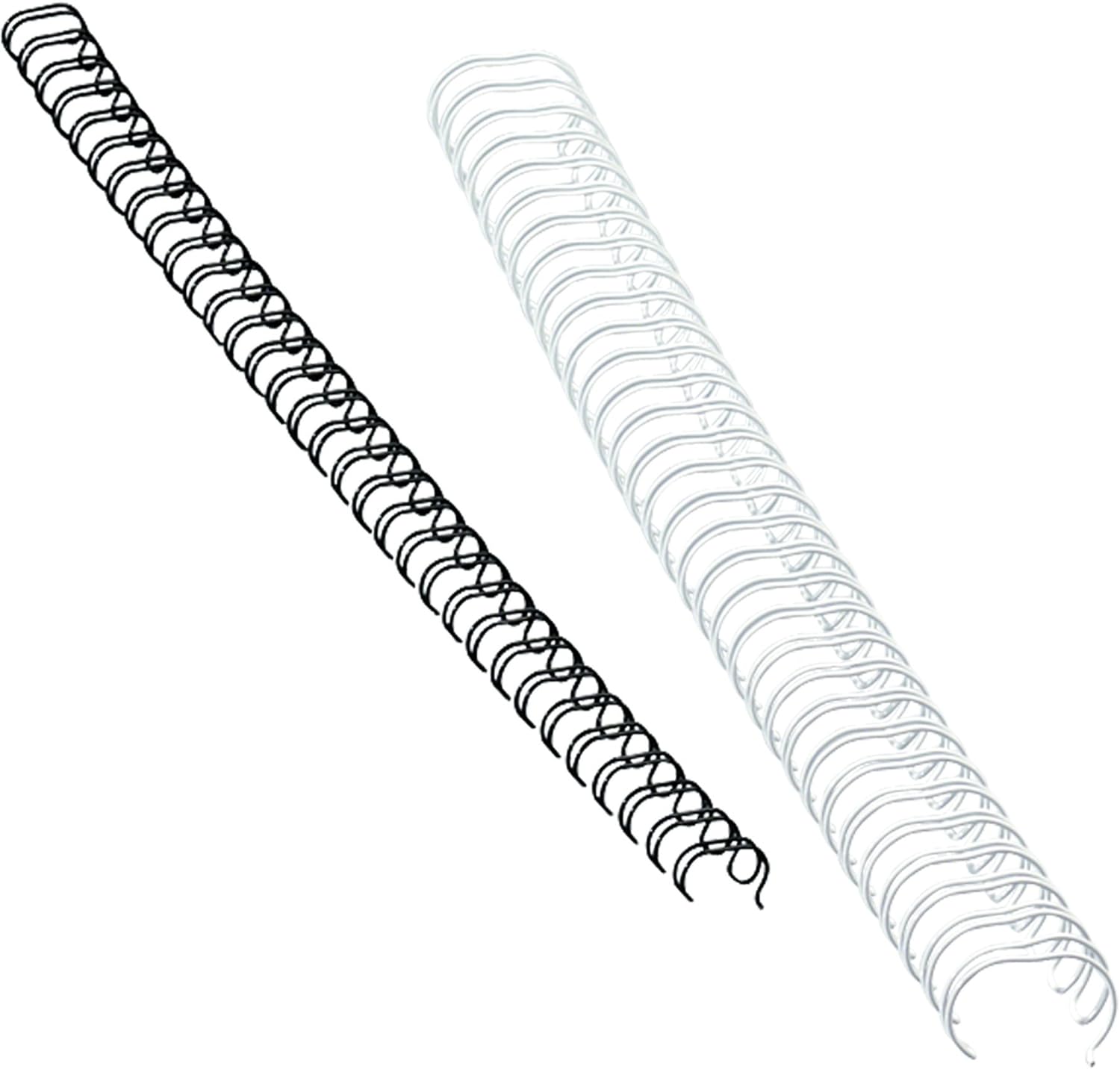 Detalle de Fellowes 53262 - Anneaux de reliure métal 10 mm (Blanc), Pack de 100