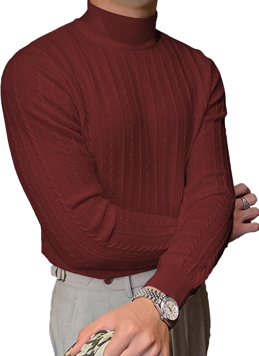 Thumbnail 3 de iudam Rollkragenpullover Slim Fit