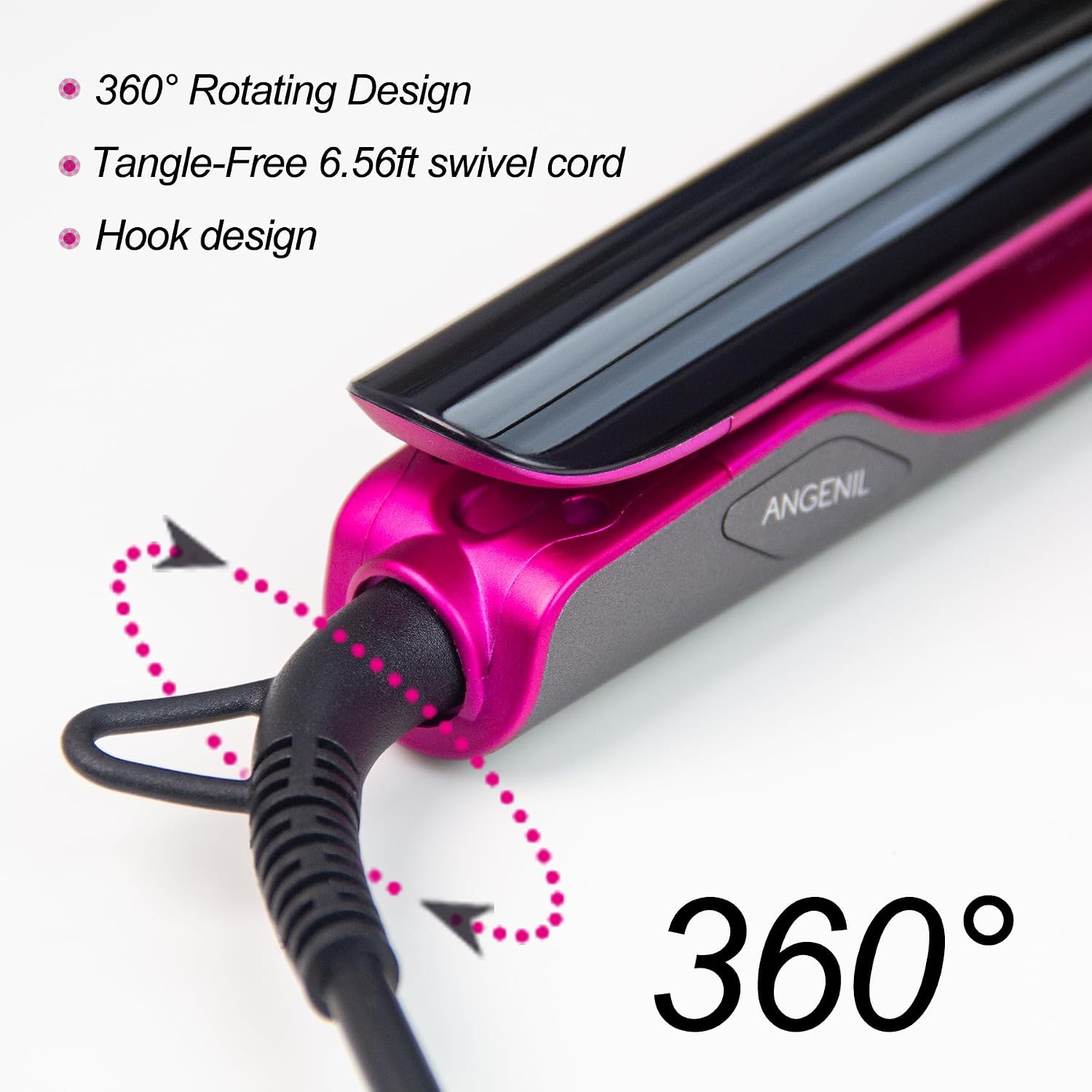 Thumbnail 6 de ANGENIL Pro Titanium Flat Iron 4.5cm