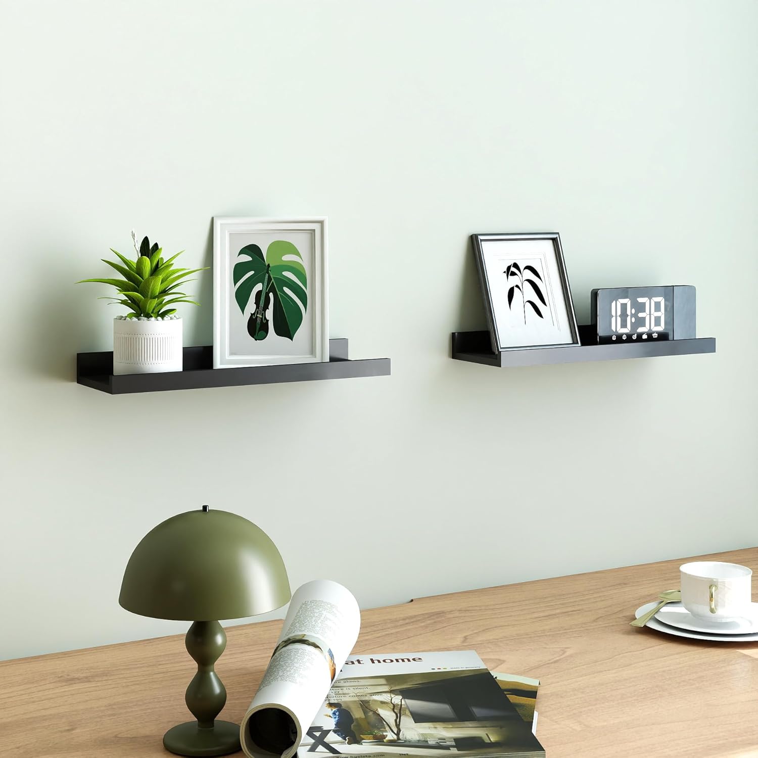 Thumbnail 1 de Solrot Floating Shelf 14 Inches for Wall Decor