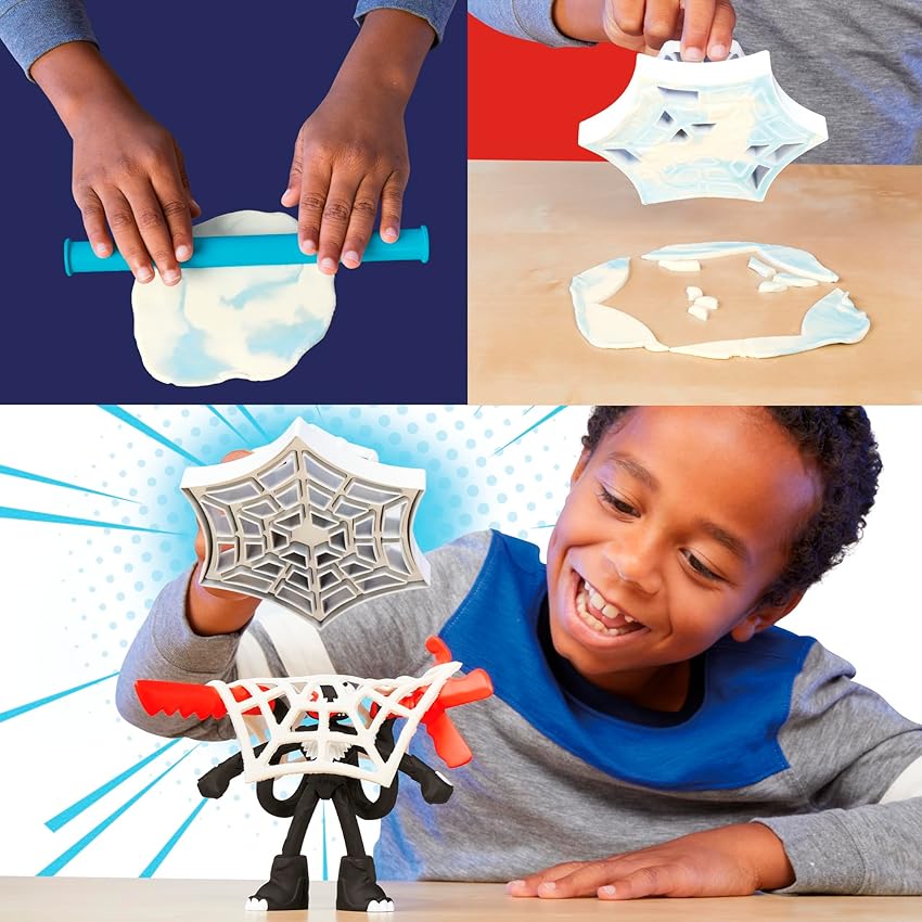 Thumbnail 4 de Play-Doh Marvel Set de Juego Spider-Man Lanza y Atrapa