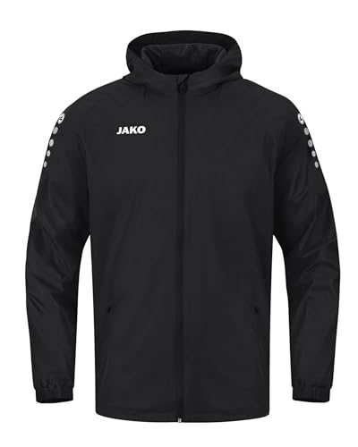 Detalle de JAKO Kinder Allwetterjacke Team 2.0, schwarz, Größe 164