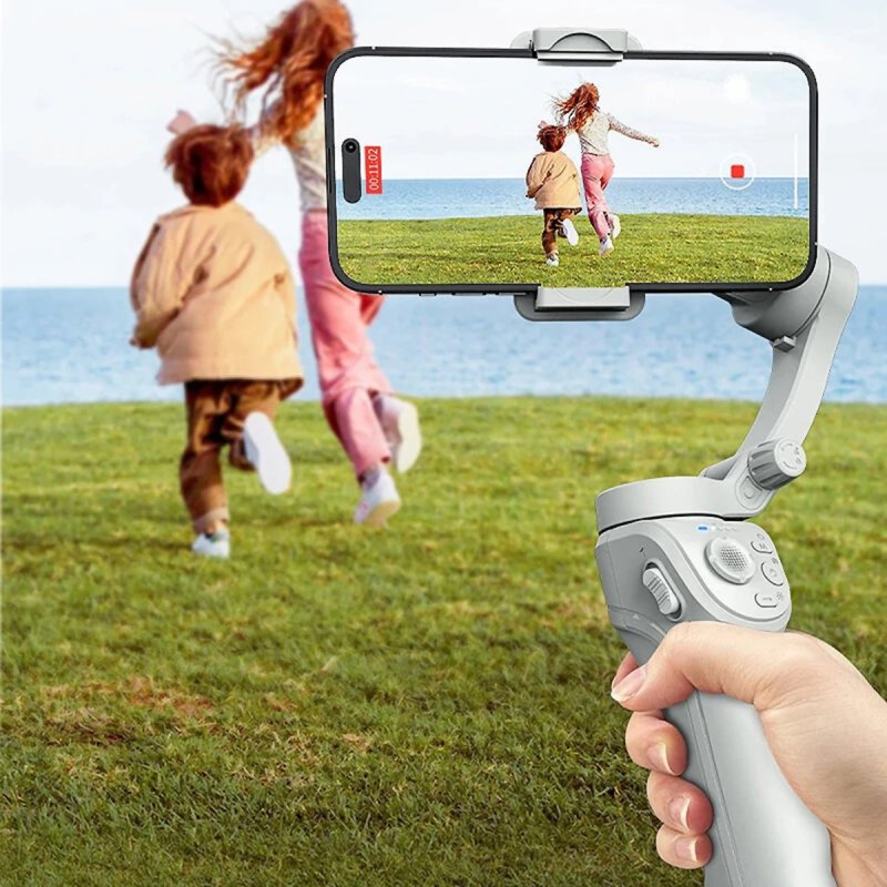 Thumbnail 3 de Klack M01 Estabilizador gimbal 3 ejes con luz de relleno