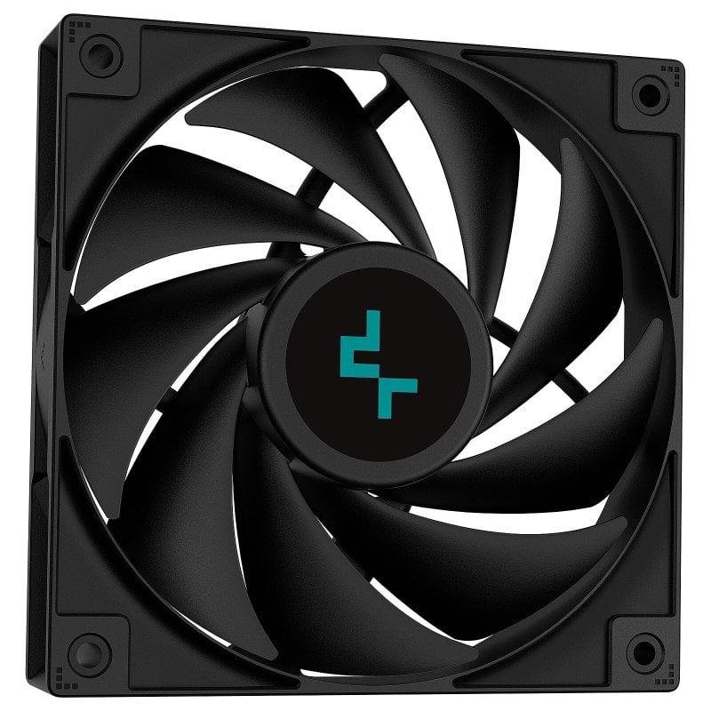 Detalle de DeepCool LS720S Zero Dark: Kit AIO 360mm Negro para CPU Intel/AMD