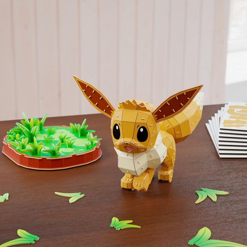 Detalle de Rompecabezas 3D Eevee de Pokémon (238 piezas) de Spin Master