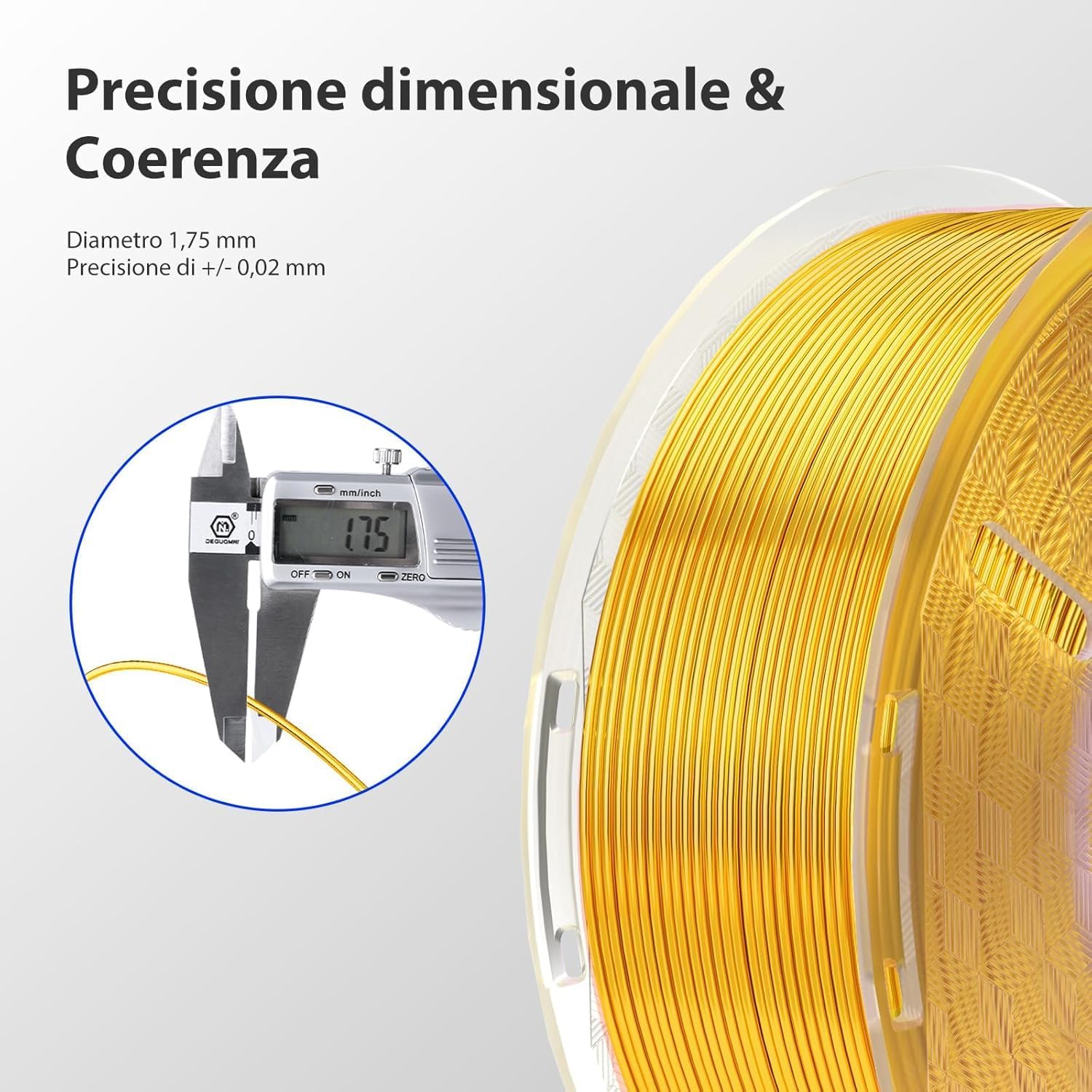 Thumbnail 3 de ELEGOO Filamento Seta PLA 1,75 mm Viola Bluastr Bluastro – 1 kg