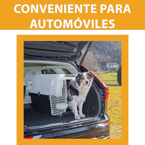 Detalle 1 de Ferplast Atlas 50 Professional transportín para perros talla media-grande