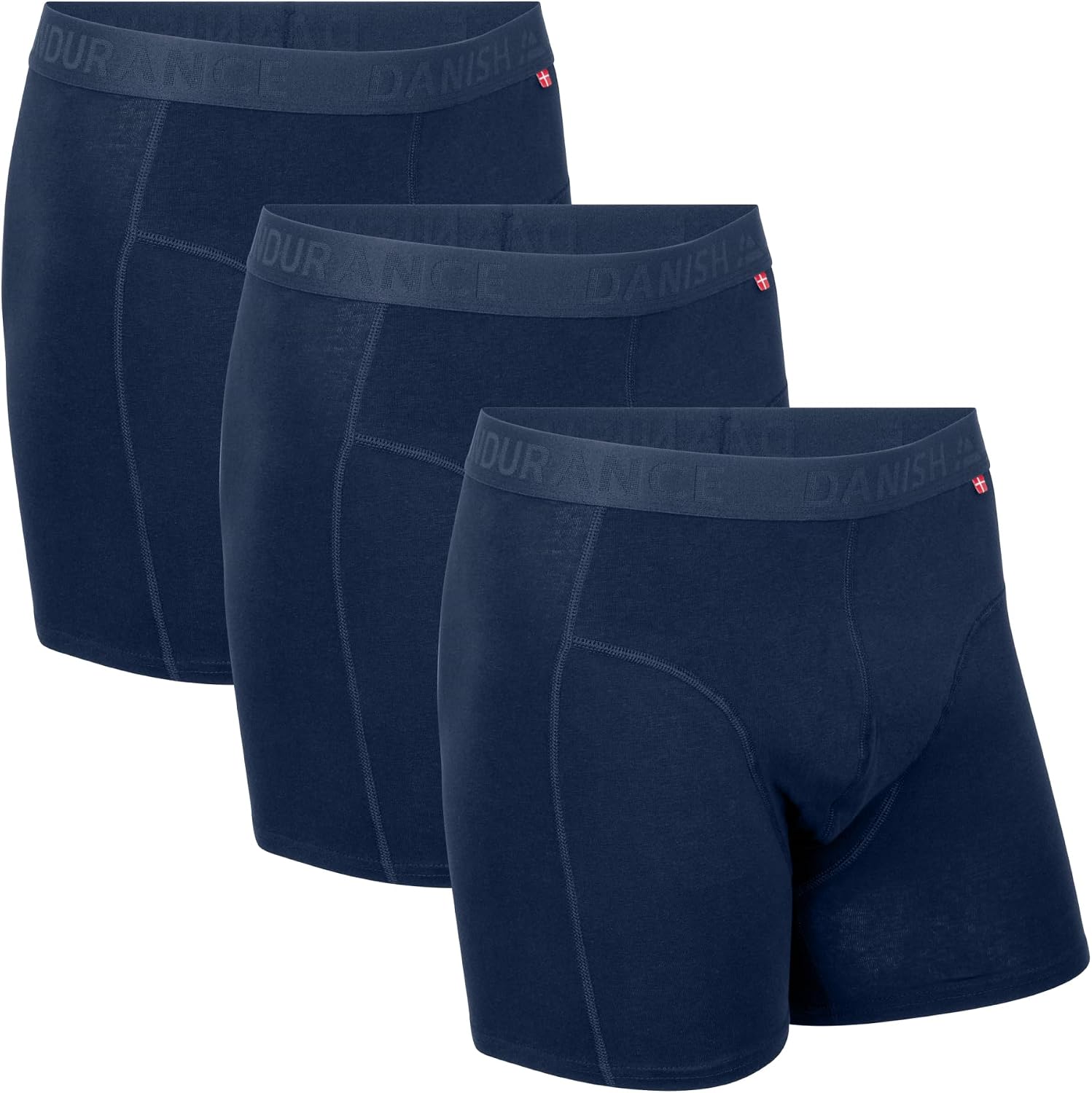 Thumbnail 4 de DANISH ENDURANCE Boxers coton bio ultra doux, lot de 3