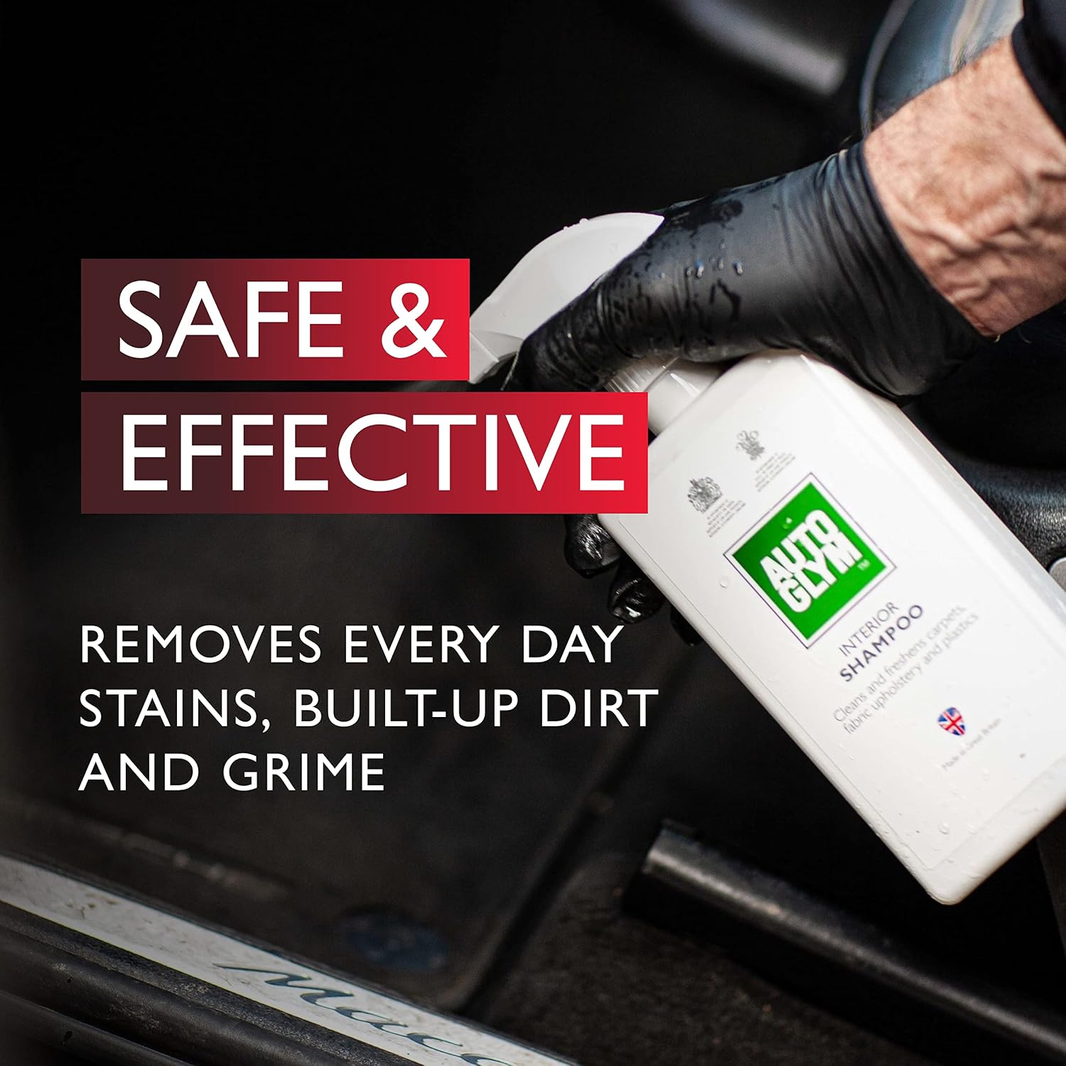Detalle de Autoglym Interior Shampoo (500ml) for car carpets, fabrics, upholstery and plastics