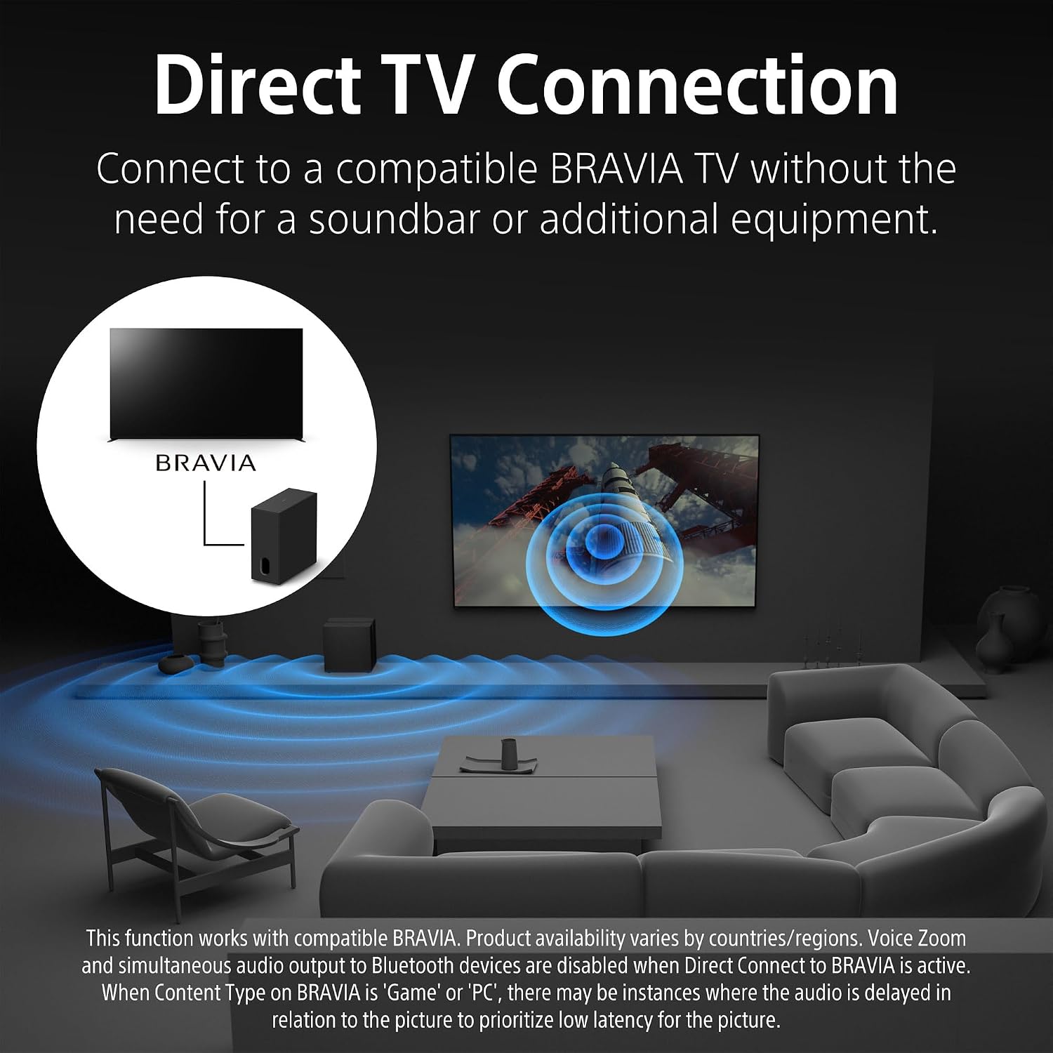 Detalle 1 de Sony Wireless Subwoofer with 200 mm Driver