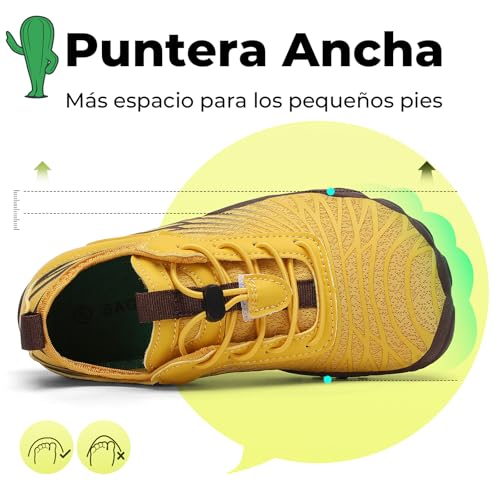 Thumbnail 3 de SAGUARO Escarpines Niño Zapatillas Barefoot Secado Rápido – Amarello, 28 EU