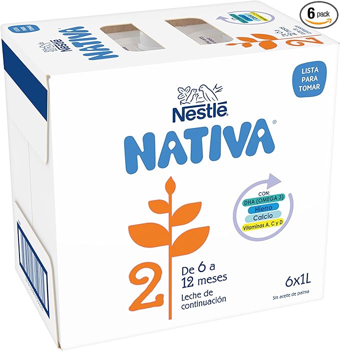 Imagen de Nestlé Nativa 2 Leche de Continuación para Bebés, 6L 🍼 en OfertitasTOP