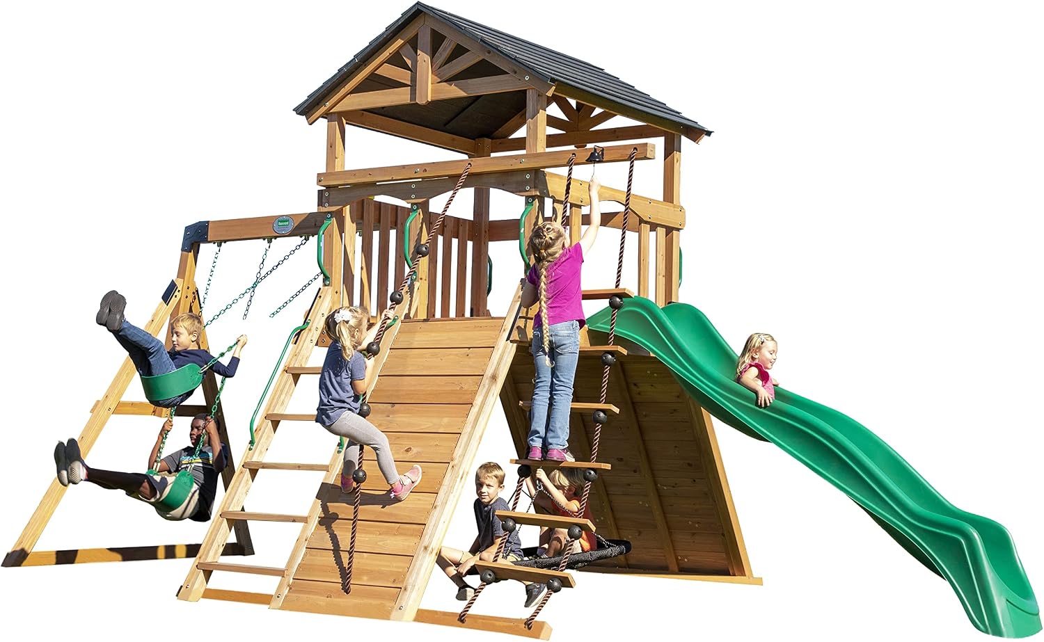 Detalle 2 de Backyard Discovery Cedar Wood Swing Set