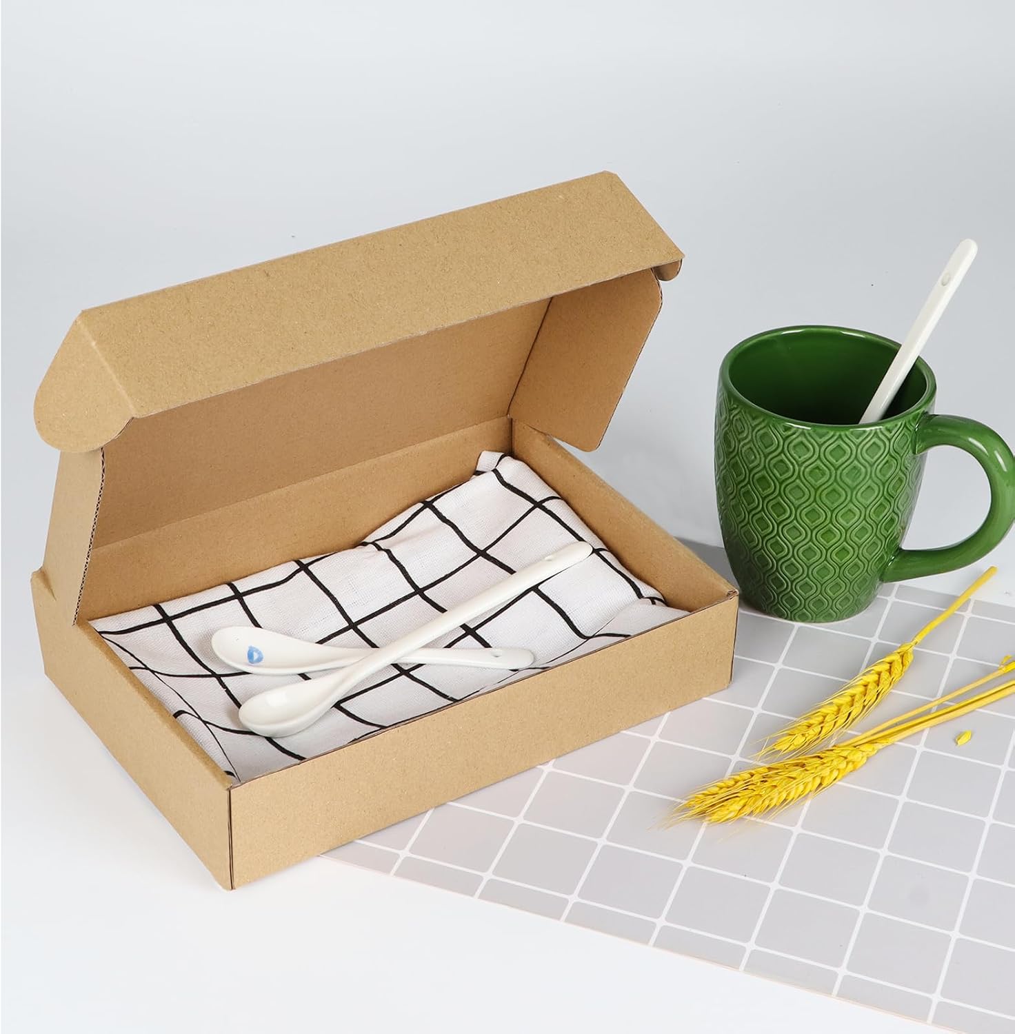 Thumbnail 1 de RLAVBL 25 Pack Shipping Boxes (9x6x2 in) Brown Corrugated Cardboard
