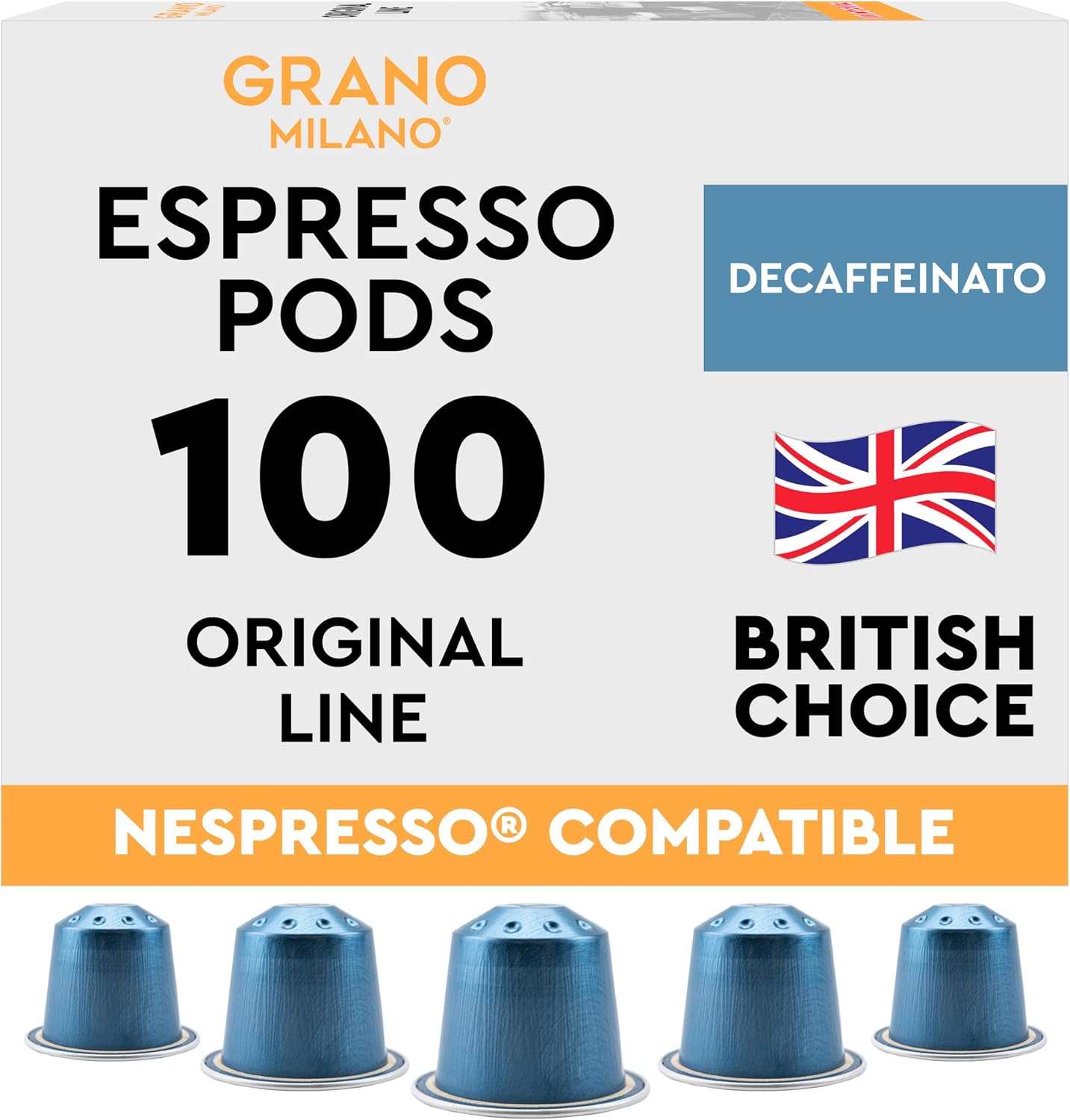 Detalle de Decaf coffee pods for Nespresso Original