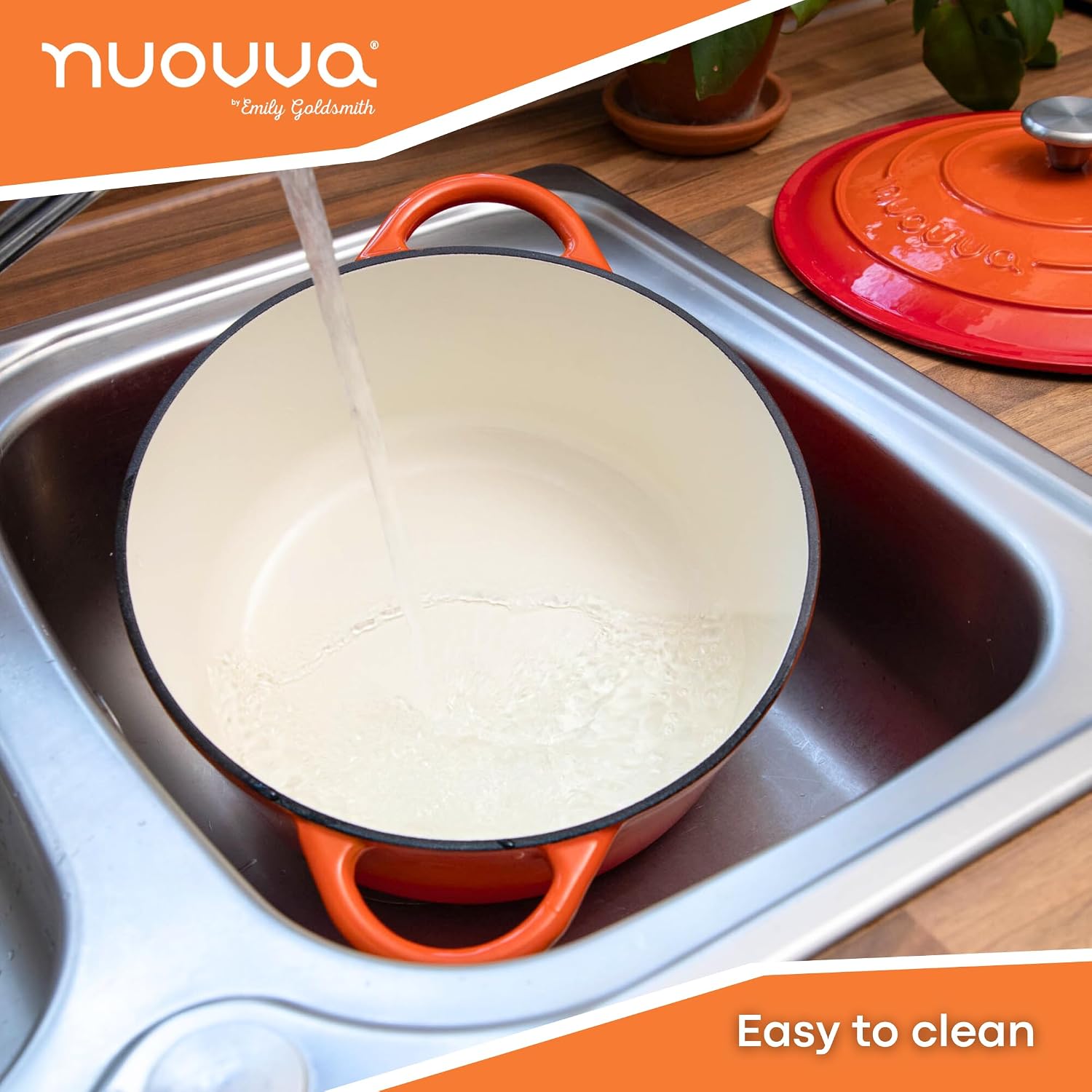 Thumbnail 4 de Nuovva 7.3 Quart Enamelled Dutch Oven