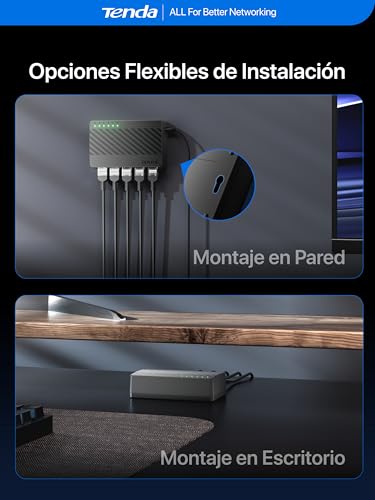 Thumbnail 5 de Tenda SG105 switch Ethernet Gigabit 5 puertos