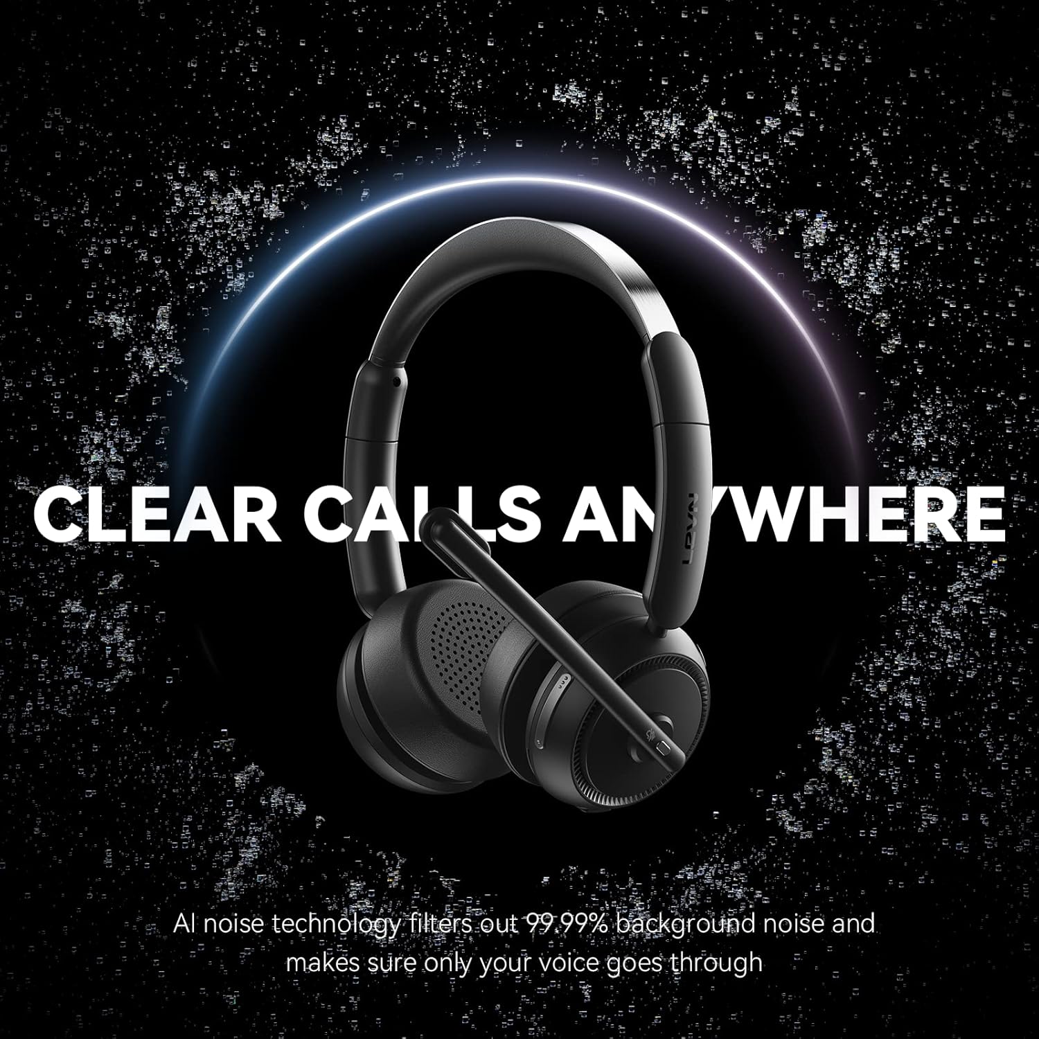 Thumbnail 1 de LEVN Wireless Headset 65h battery 📞