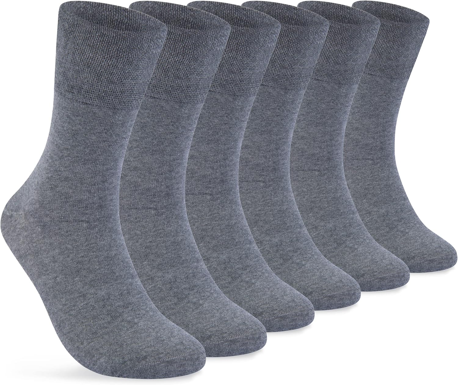 Detalle de sockenkauf24 Diabetikersocken ohne Gummi & ohne Naht – 97% Baumwolle (6 Paar) für Damen & Herren